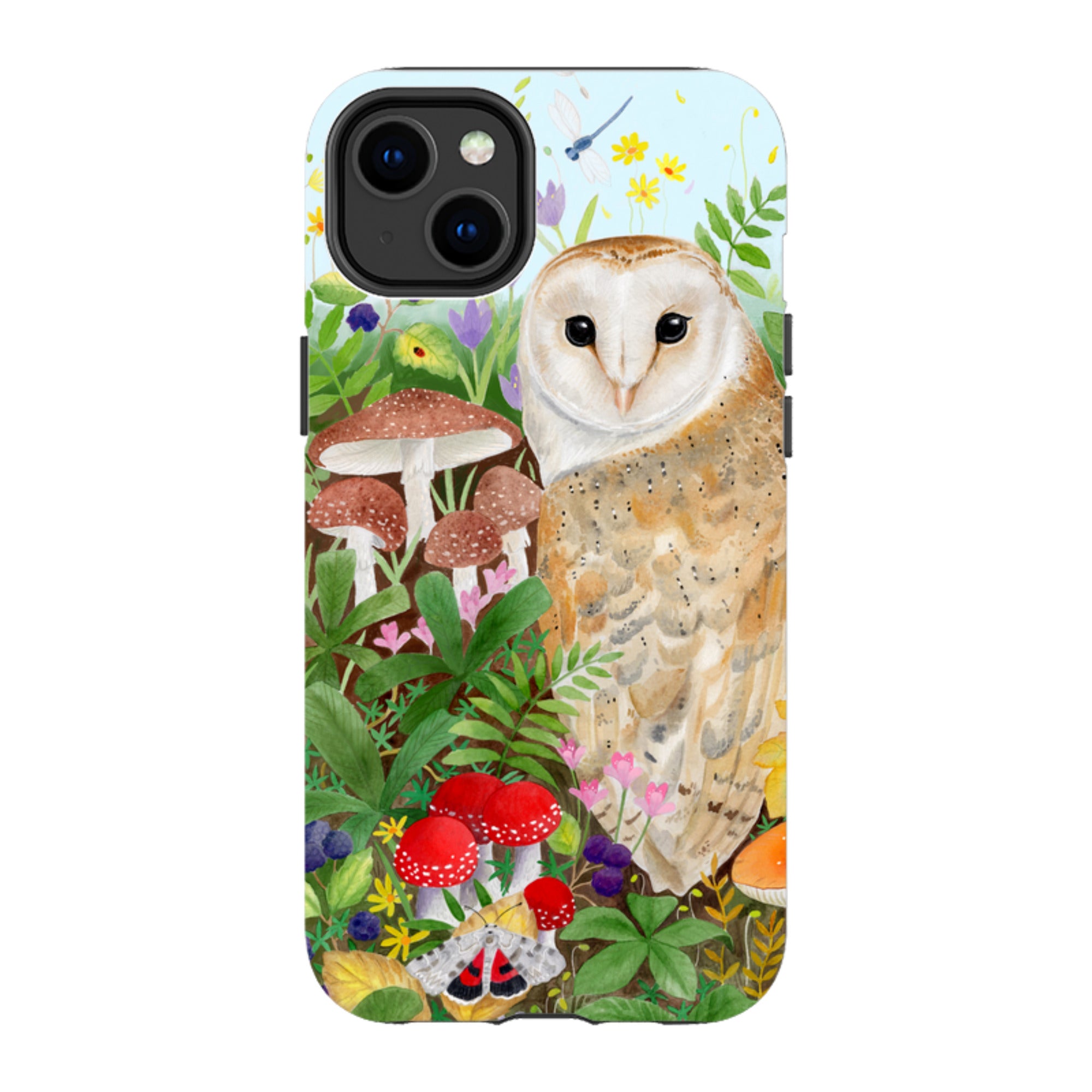 iPhone Tough Case - Owl Garden By Bex Parkin
