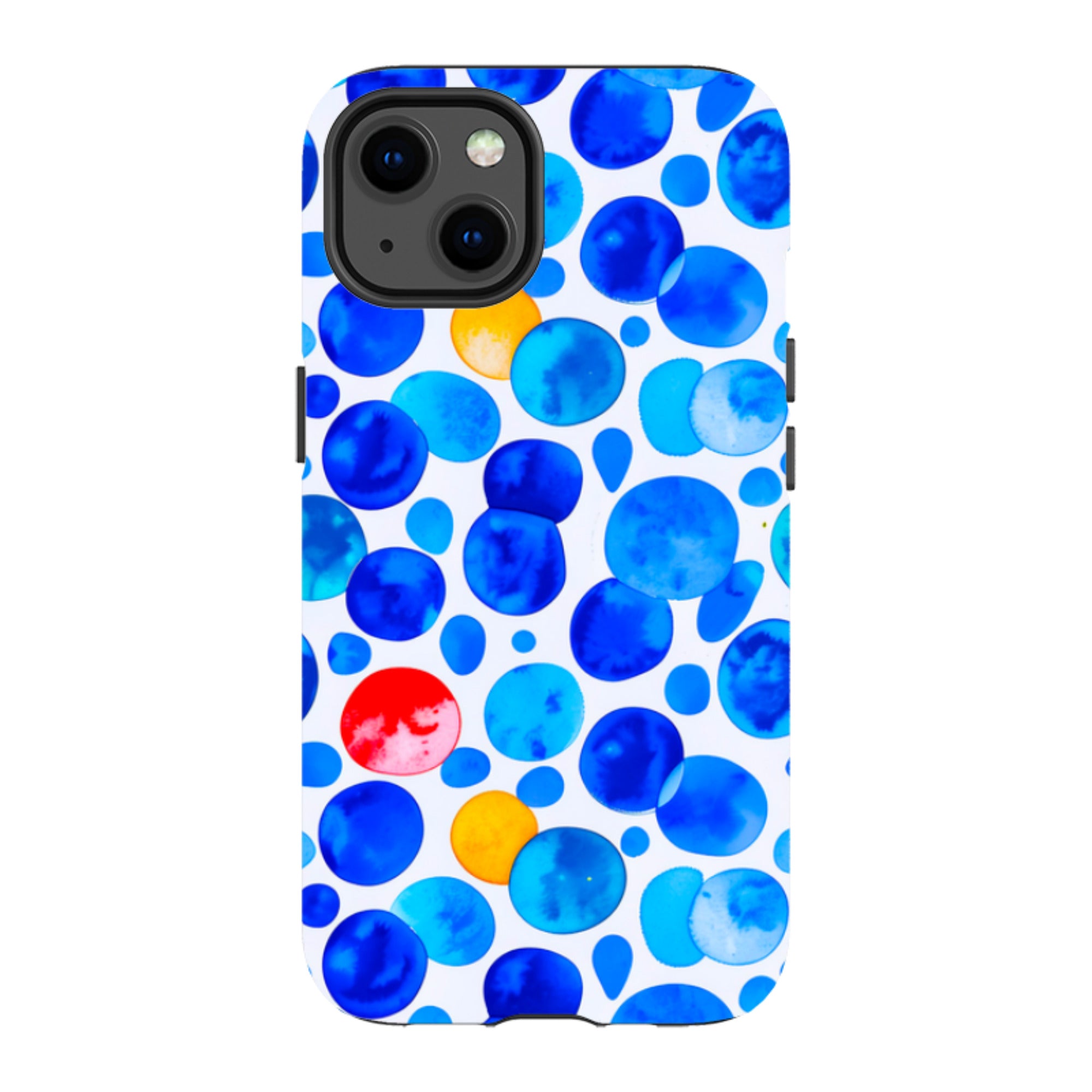 iPhone MagSafe Tough Case - Blue Moon Polka
