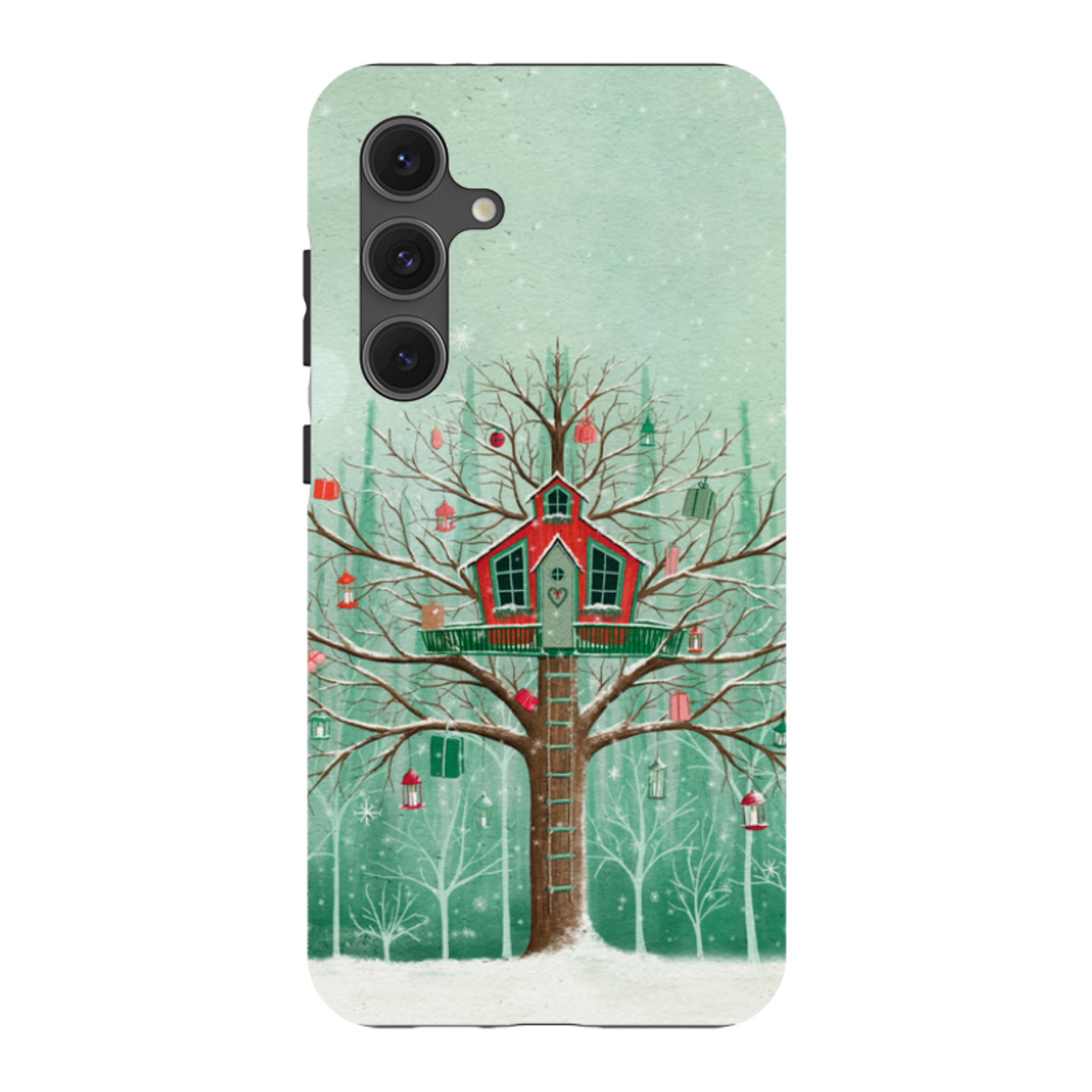 Samsung Tough Case - Christmas Tree House By Maja Lindberg