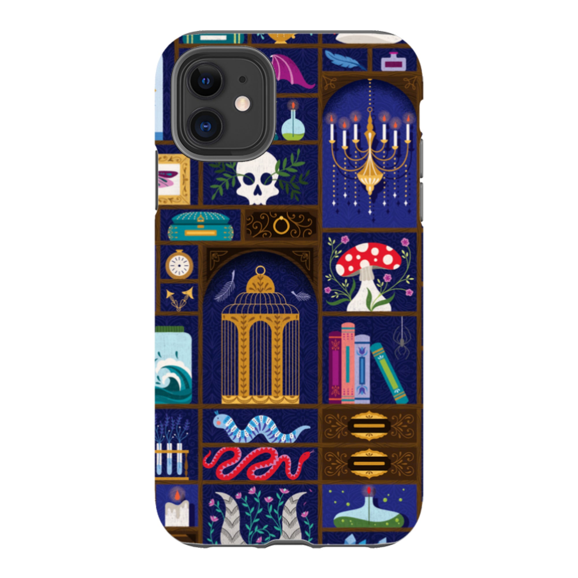 iPhone Tough Case - Cabinet Of Curiosities By Jenny Zemanek
