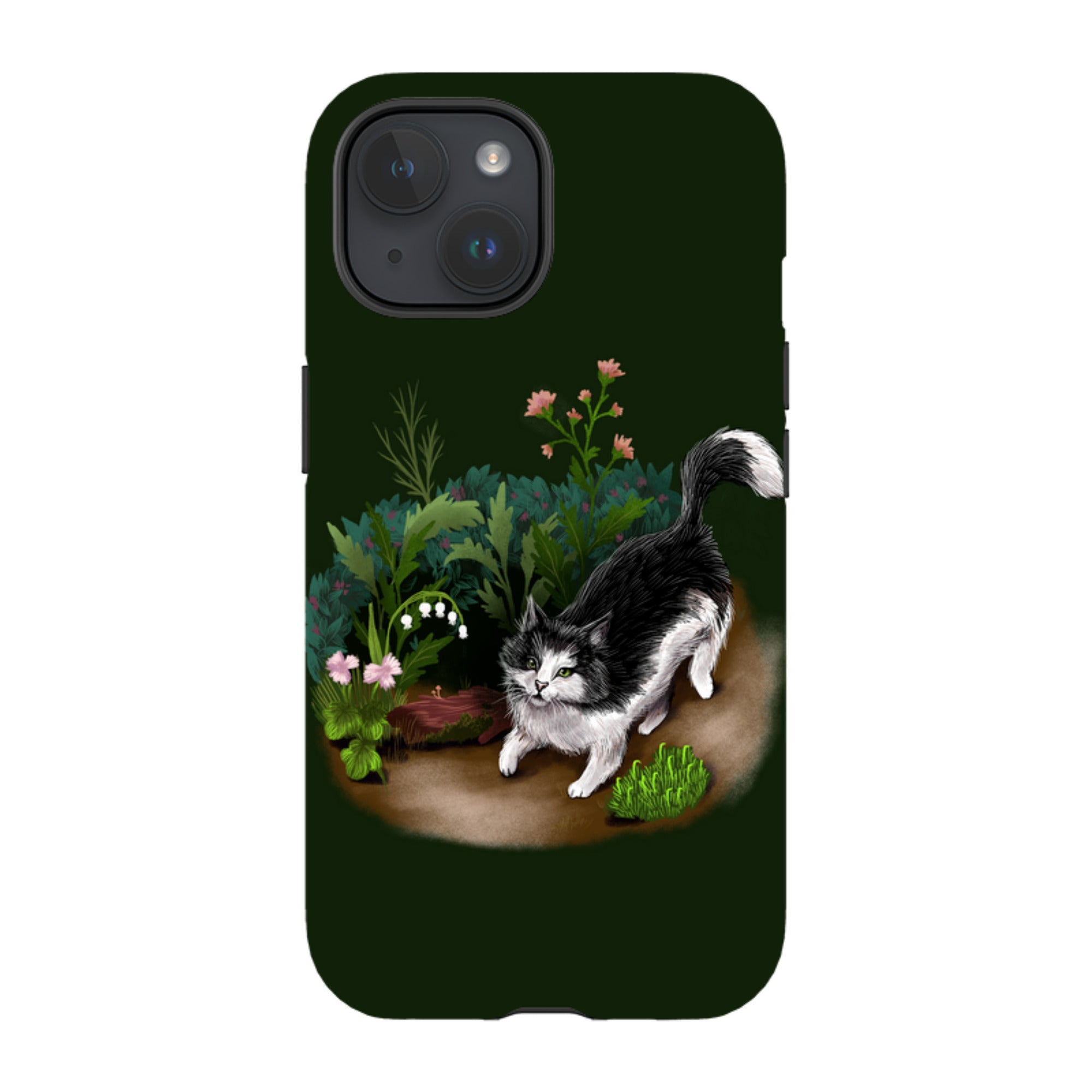 iPhone MagSafe Tough Case -  Munchkin Cat By Anna Stead