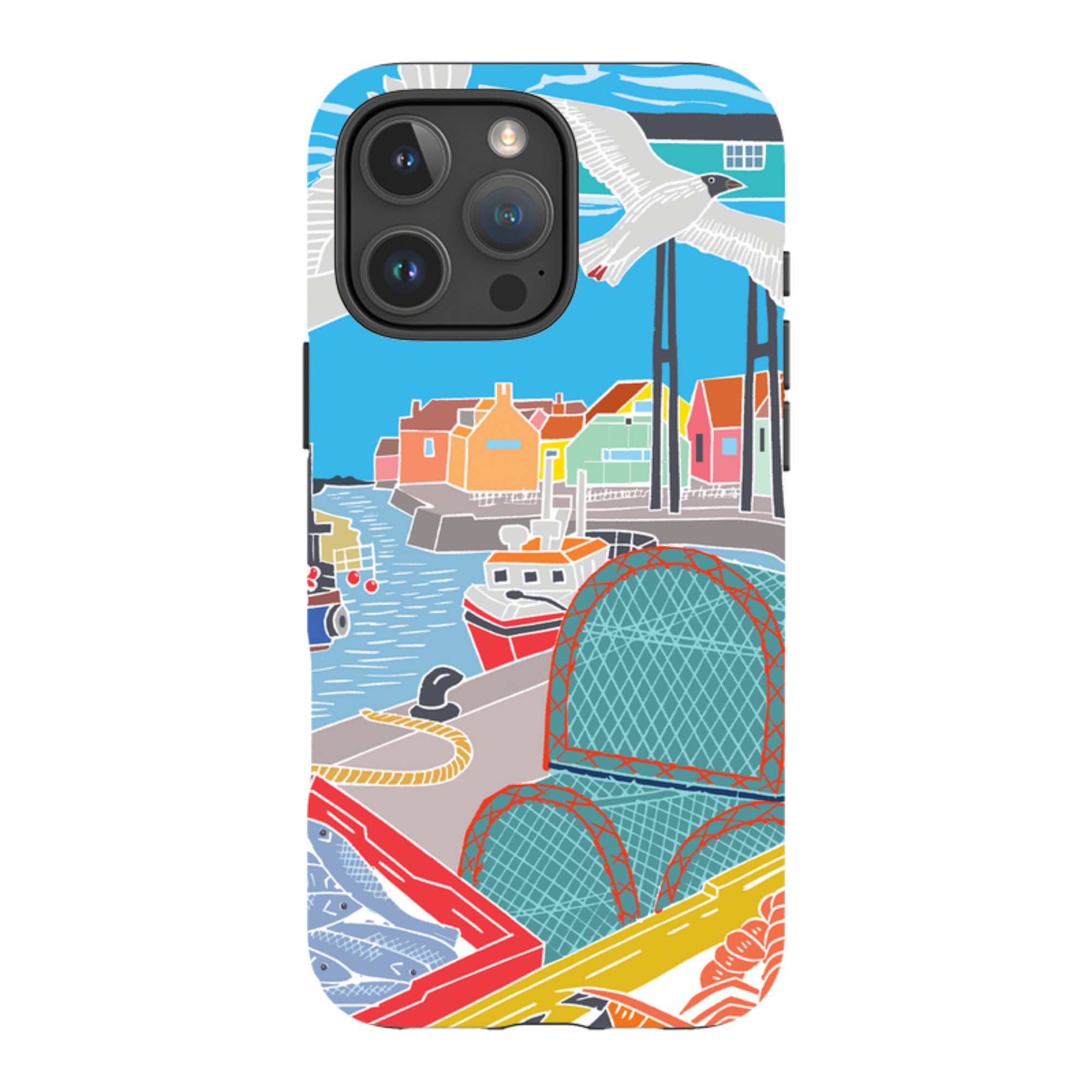 iPhone Tough Case - Bright Houses By Kate Heiss