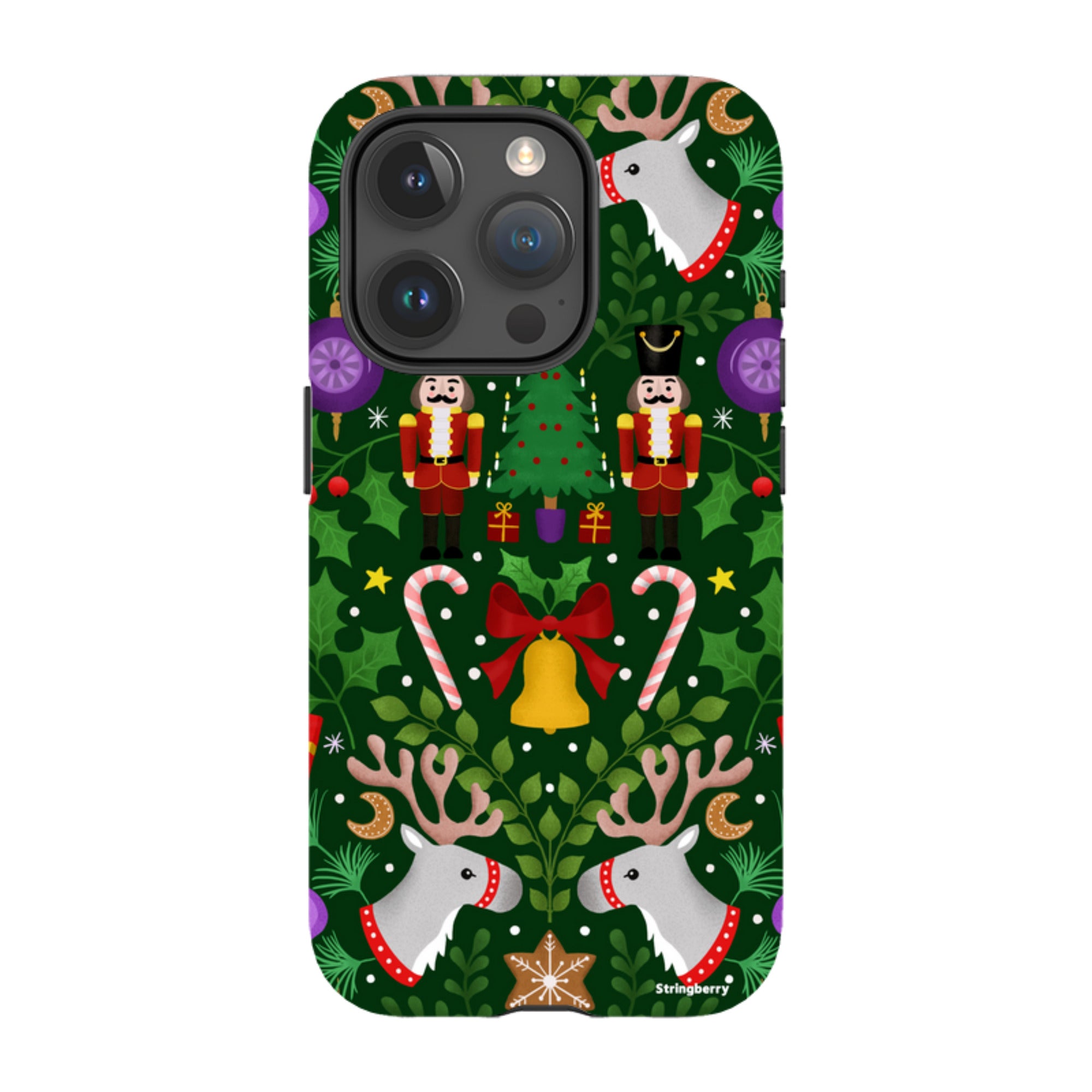 iPhone Tough Case - Xmas Pattern I By Bex Parkin