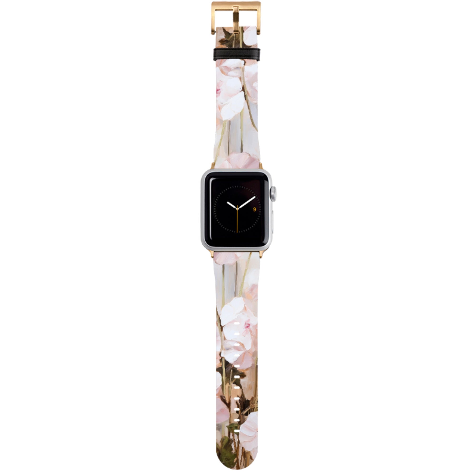 Pink Delight Floral Apple Watch Strap