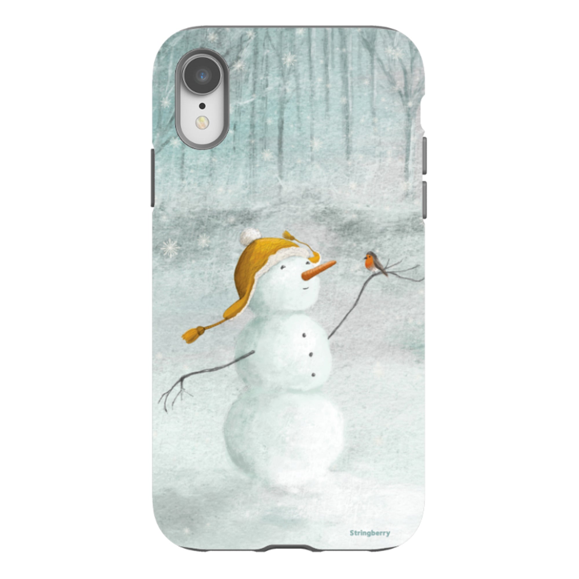 iPhone Tough Case - Snowman By Maja Lindberg