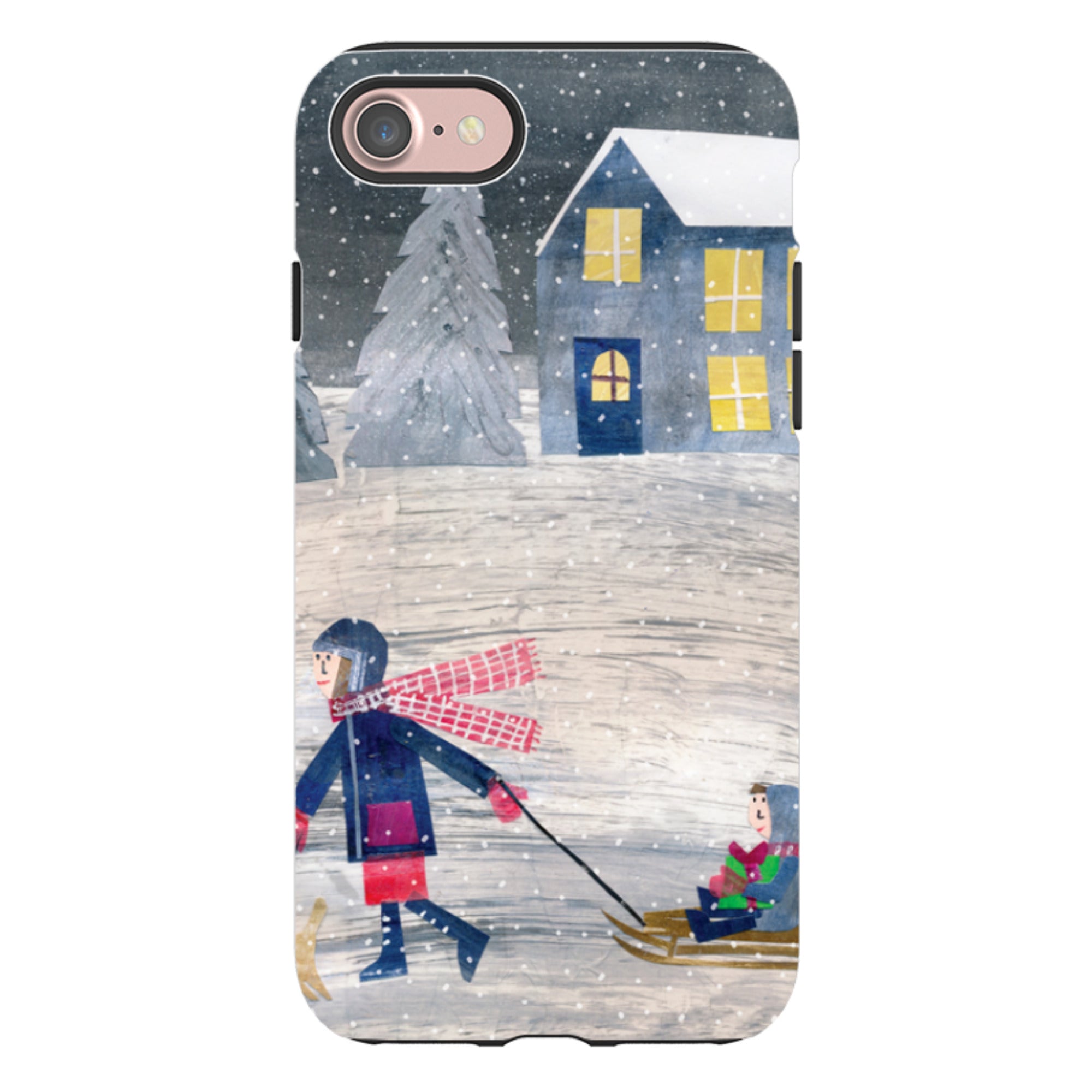 iPhone Tough Case - Sledging By Tracey English