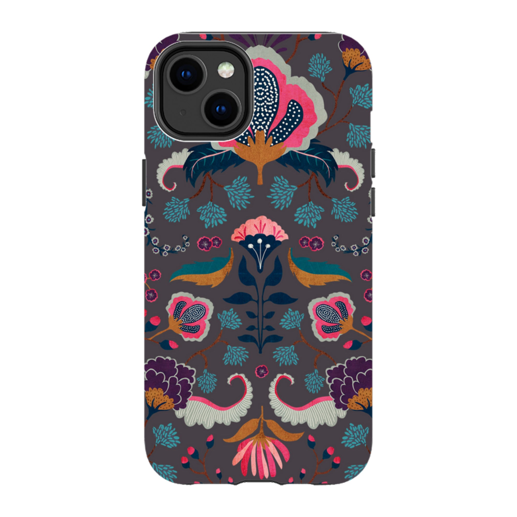 iPhone MagSafe Tough Case - Folk Floral II By Katherine Quinn