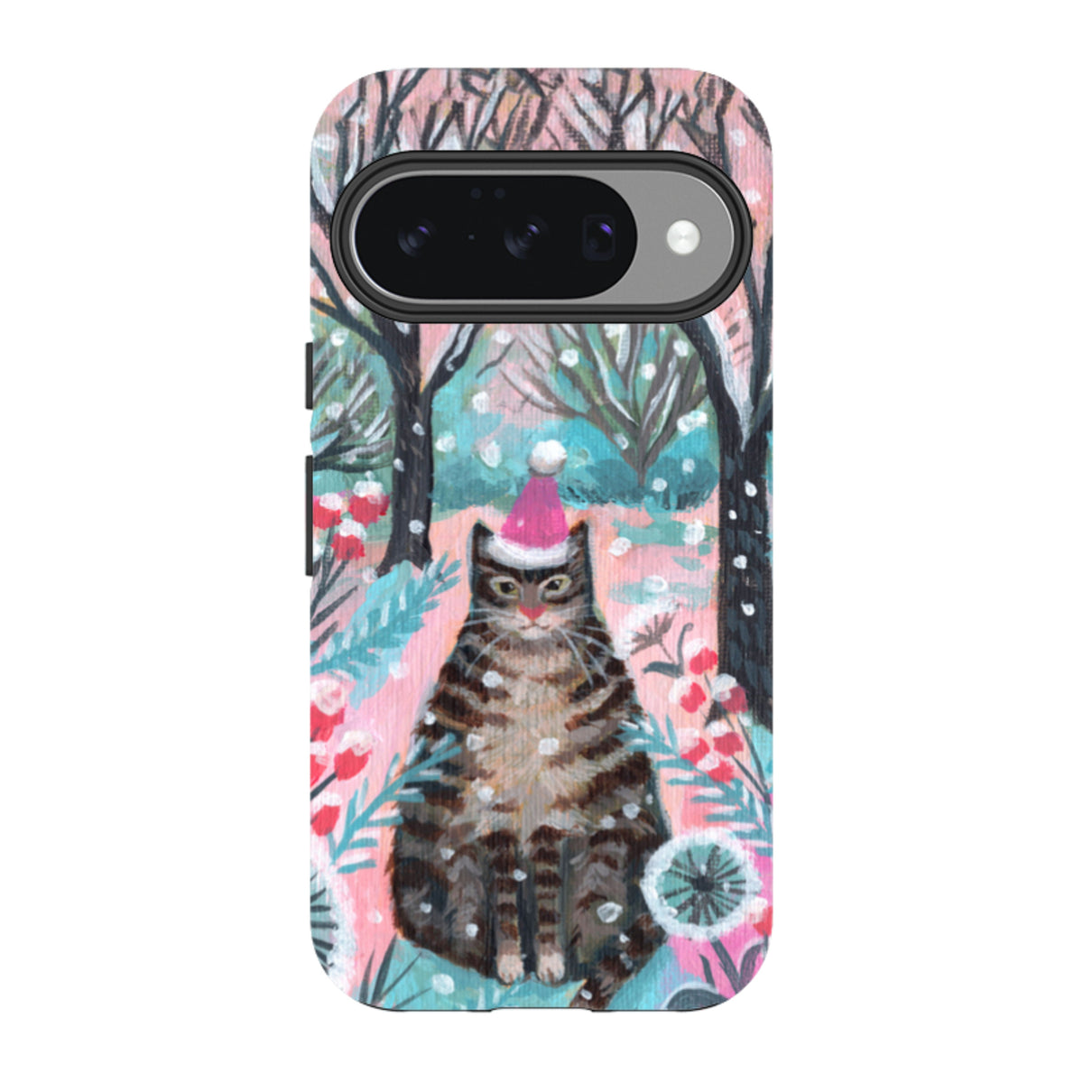Google Tough Case - Snow Tabby By Mary Stubberfield