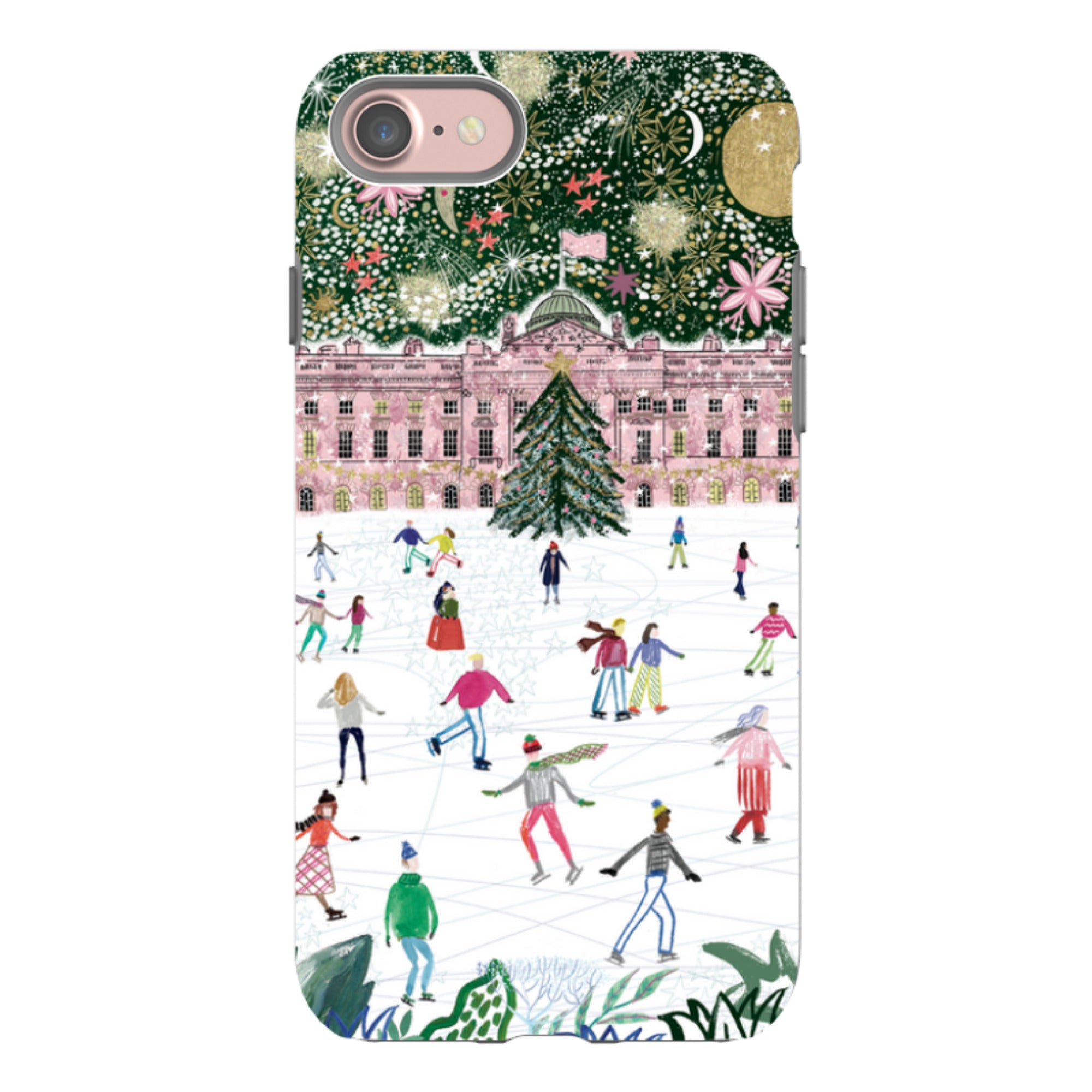 iPhone Tough Case - Skating At Somerset House By Emma Frances Grant