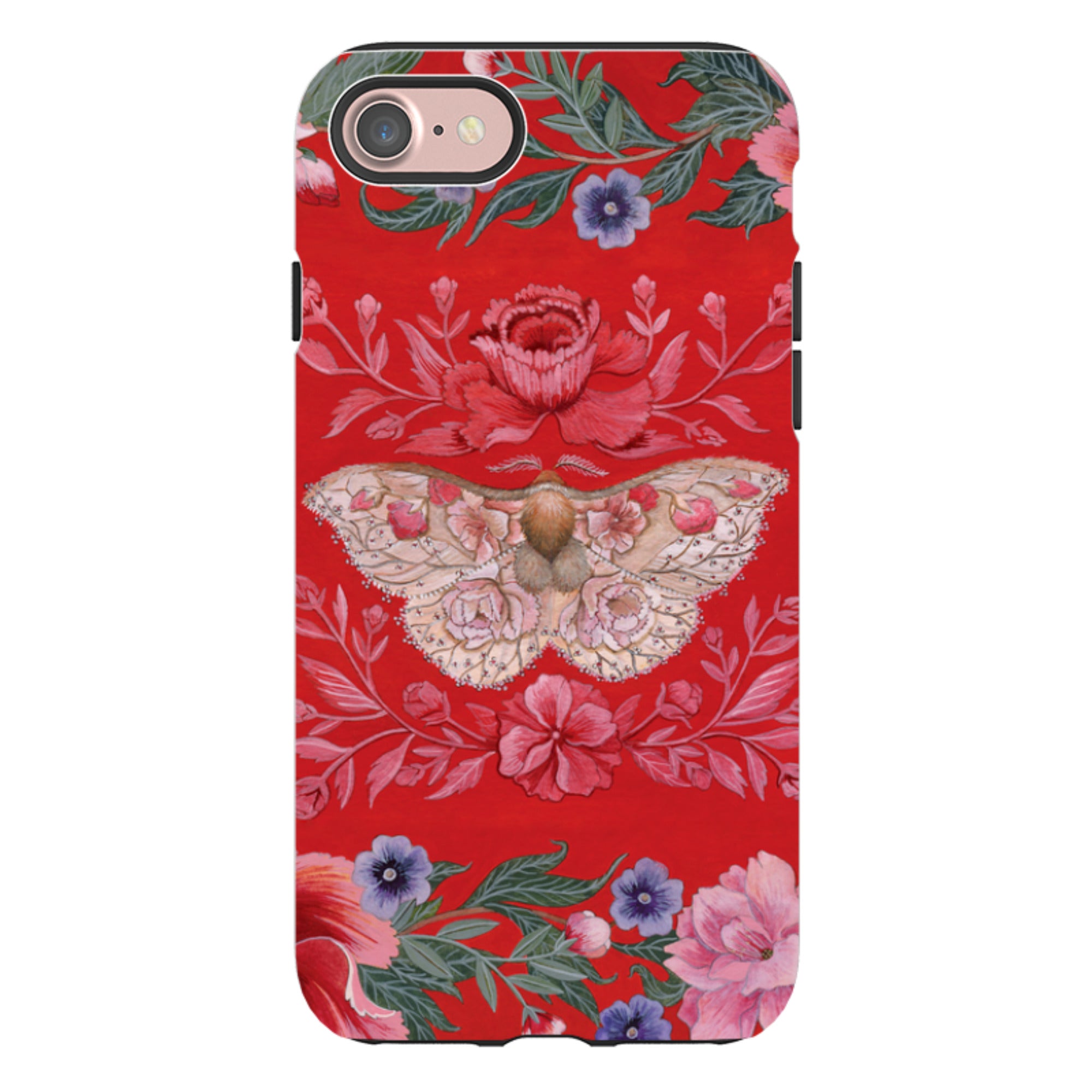 iPhone Tough Case - Blossom Moth By Maria Matos