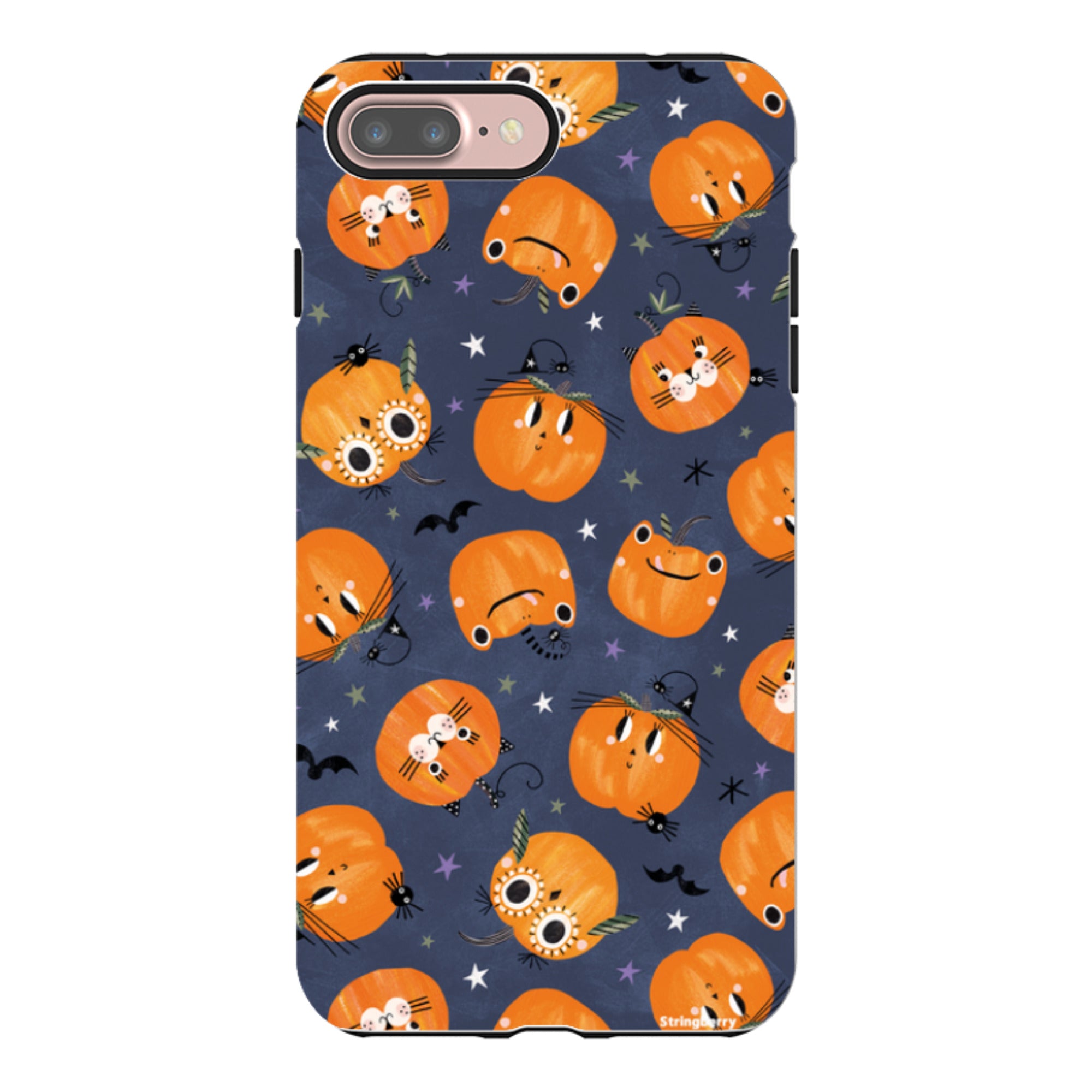 iPhone Tough Case - Halloween Pumpkin Dark By Ali Brookes