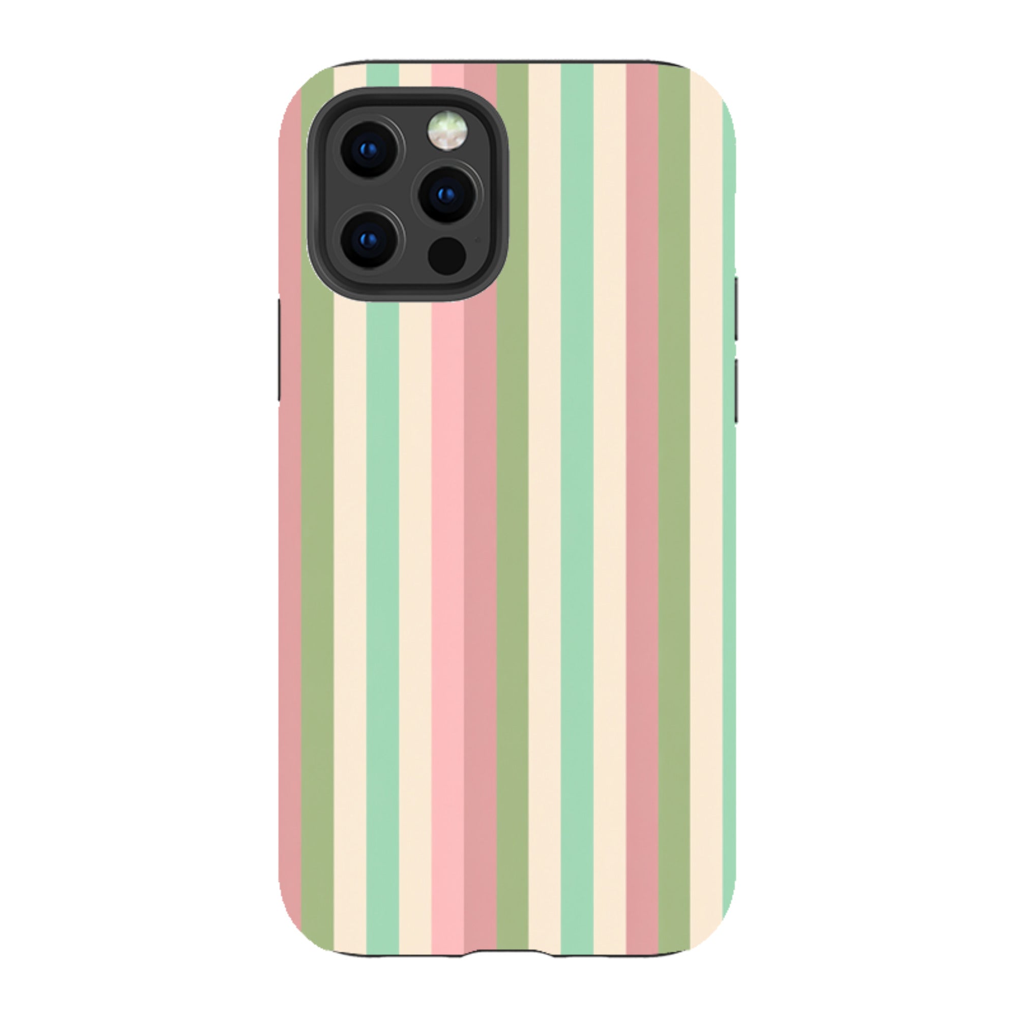 iPhone Tough Case - Pastel Stripe