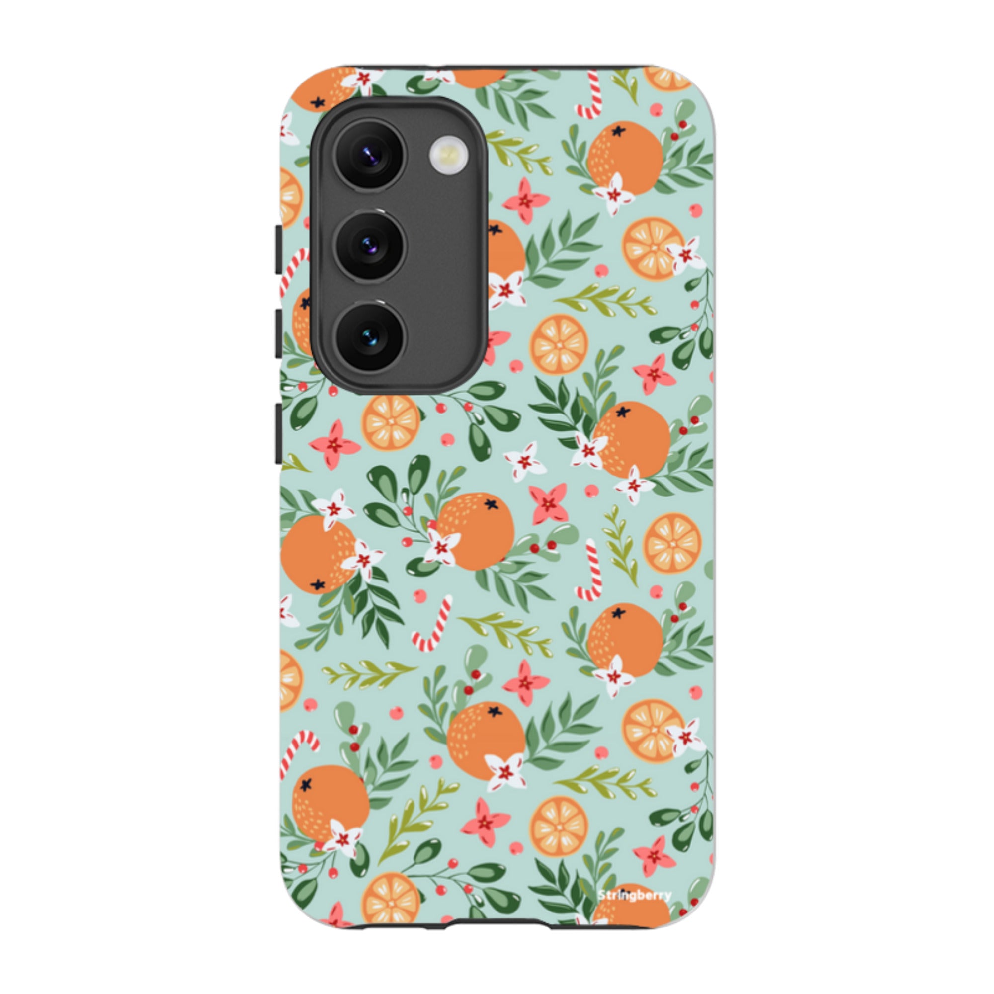 Samsung Tough Case - Oranges and Candy Canes