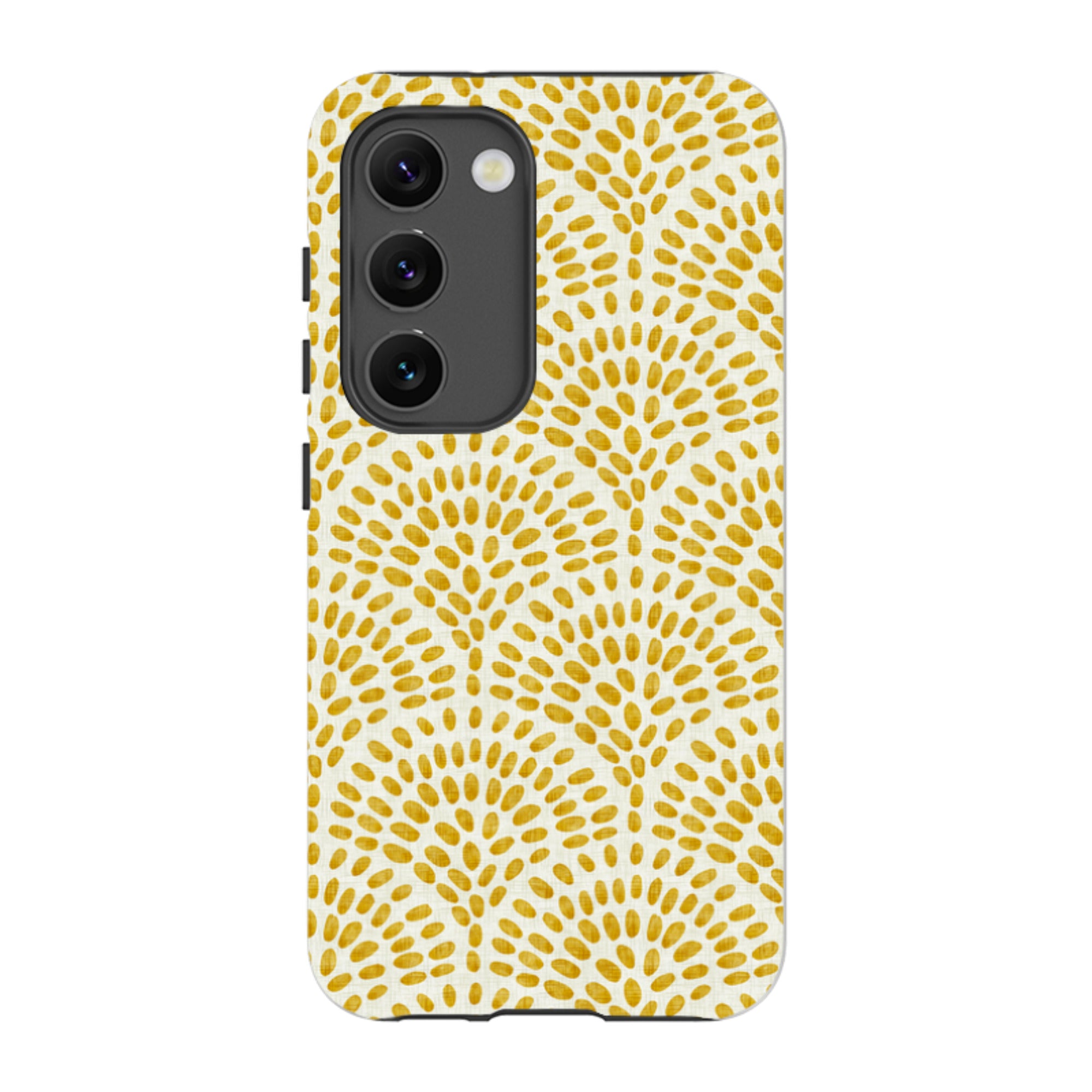 Samsung Tough  Case - Scallop - Mustard By Katherine Quinn