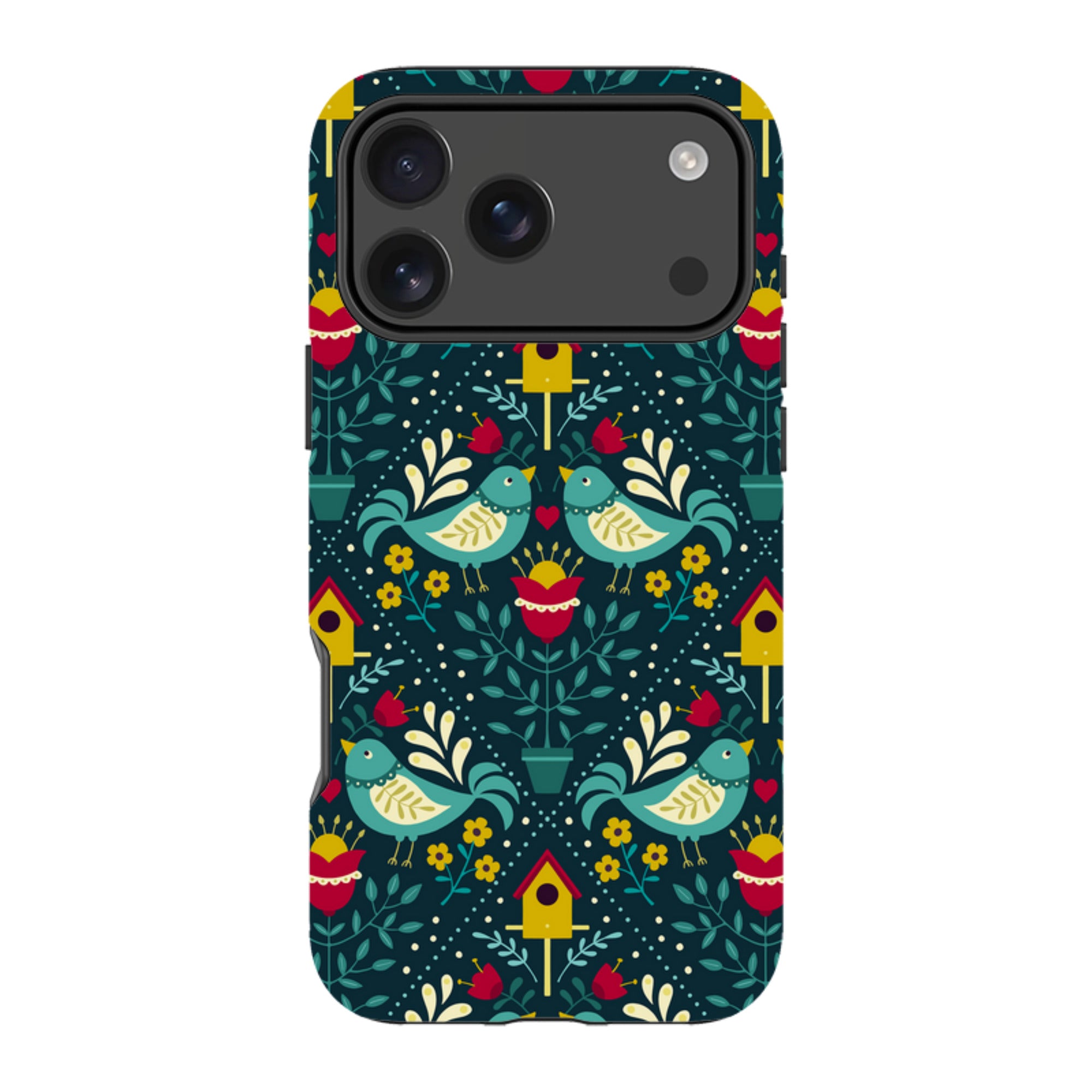 iPhone Tough Case - Bird Pattern VIII By Suzy Taylor