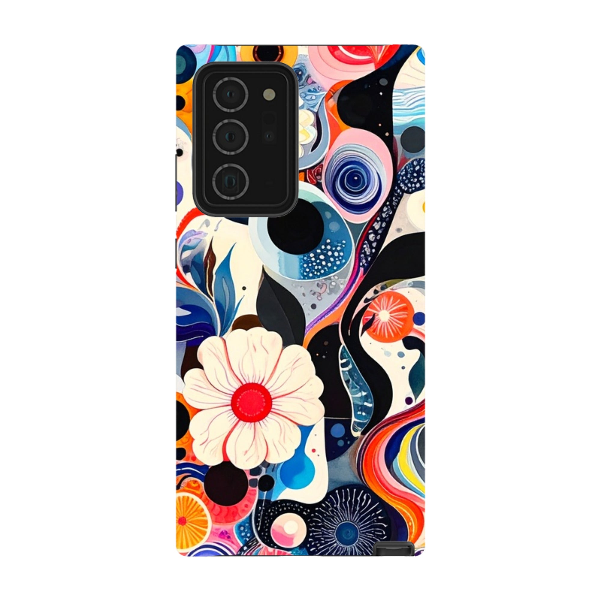 Samsung Tough Case - Floral Marble