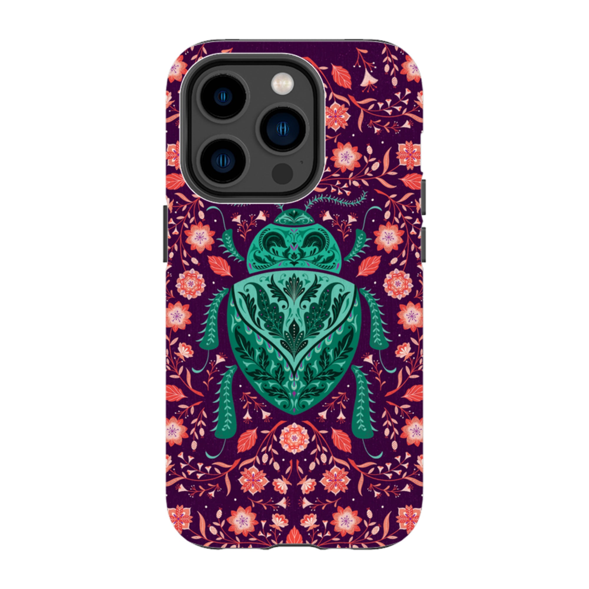 iPhone Tough Case - Beetle By Jenny Zemanek