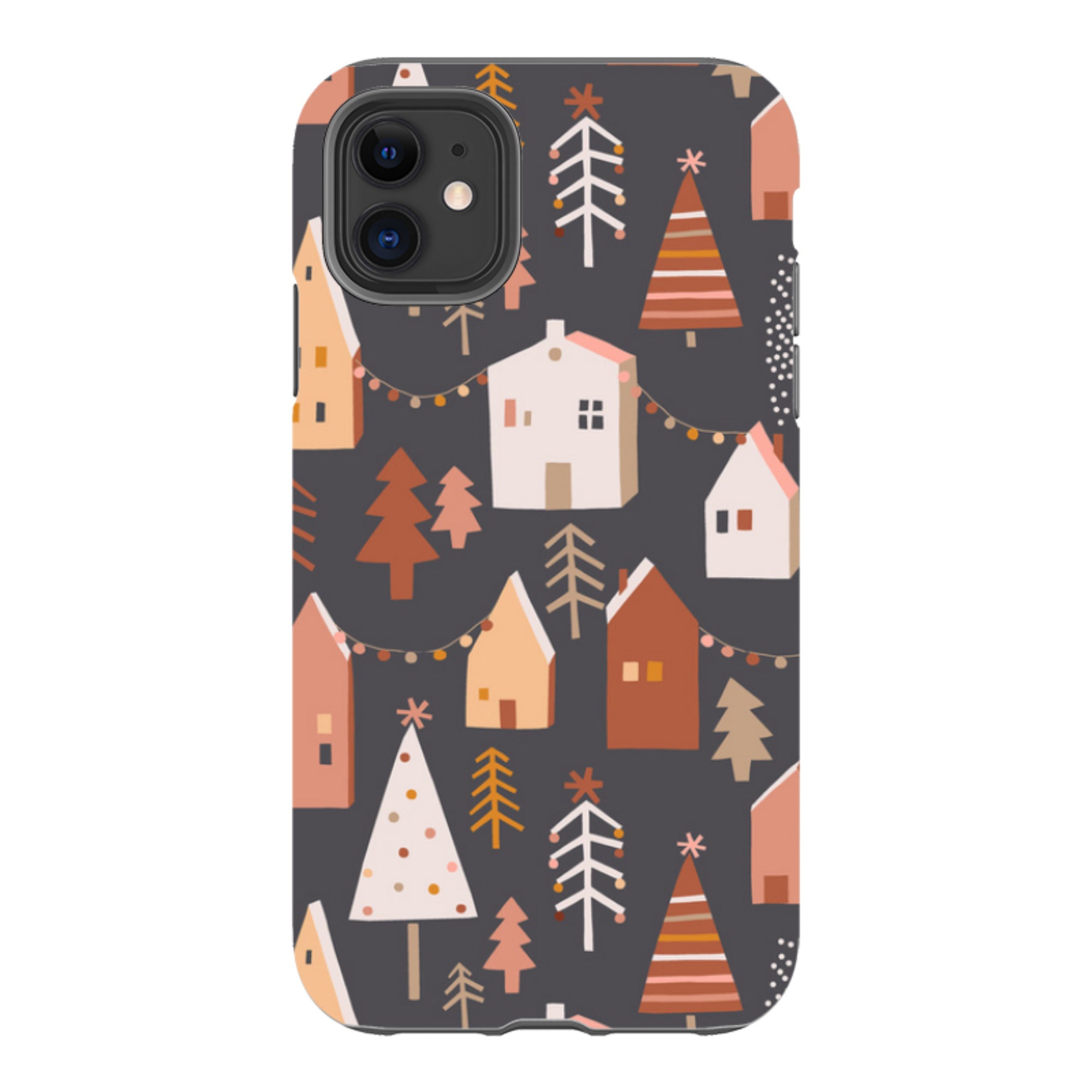 iPhone Tough Case - Street Xmas Dark