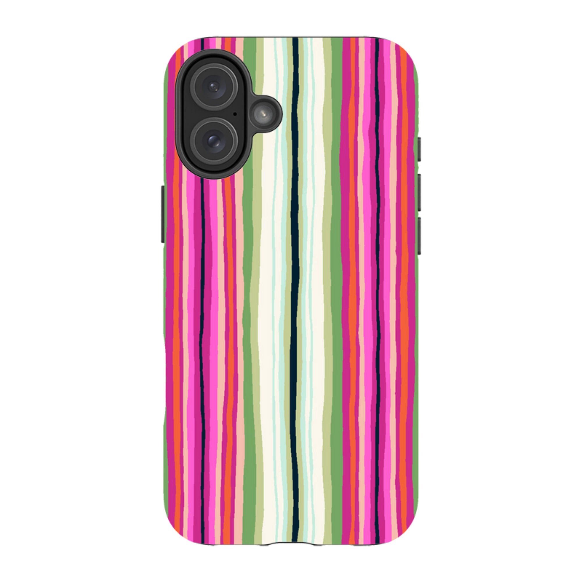 iPhone MagSafe Tough Case -  Atelier Stripe Windflower By Sarah Campbell