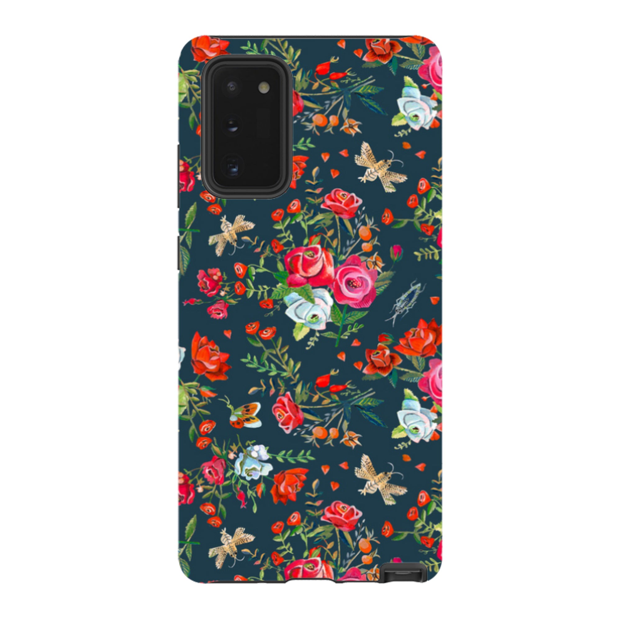 Samsung Tough Case - Blue Roses By Caroline Bonne Muller