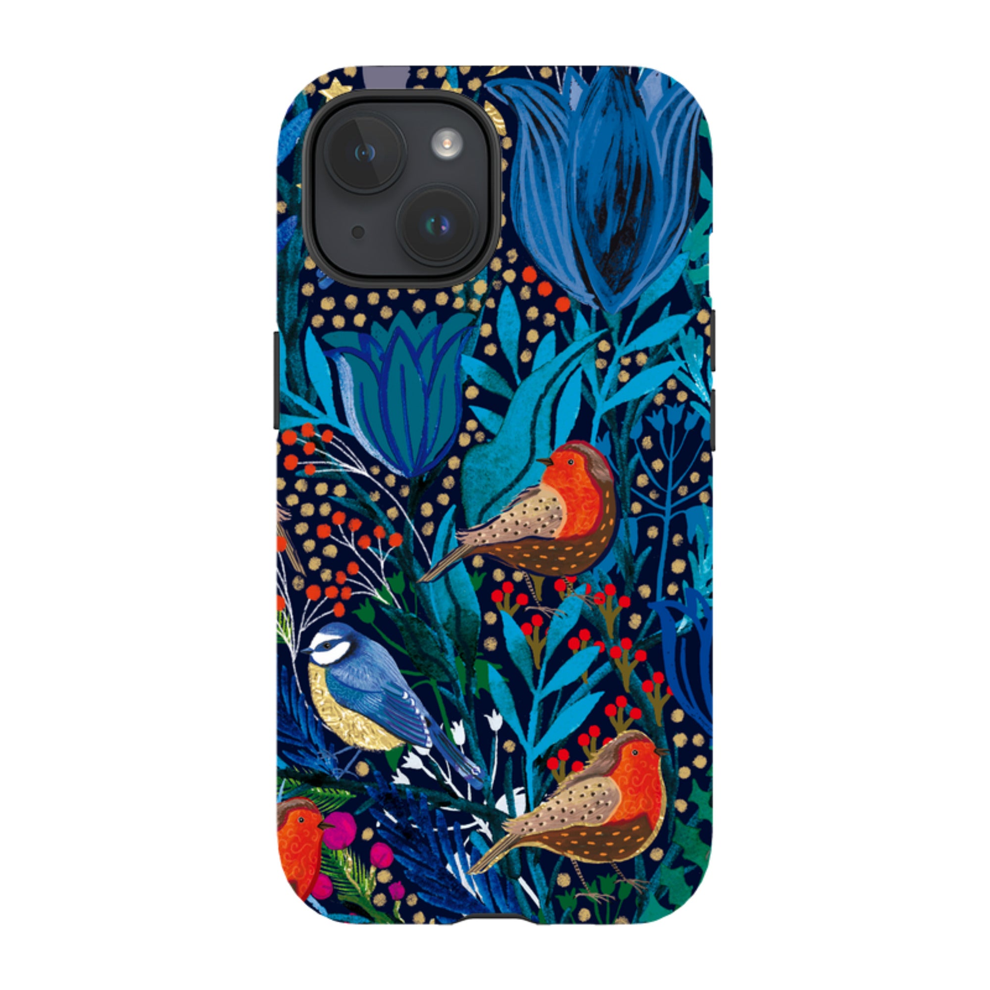 iPhone MagSafe Tough Case - Xmas Robin IV By Emma Frances Grant