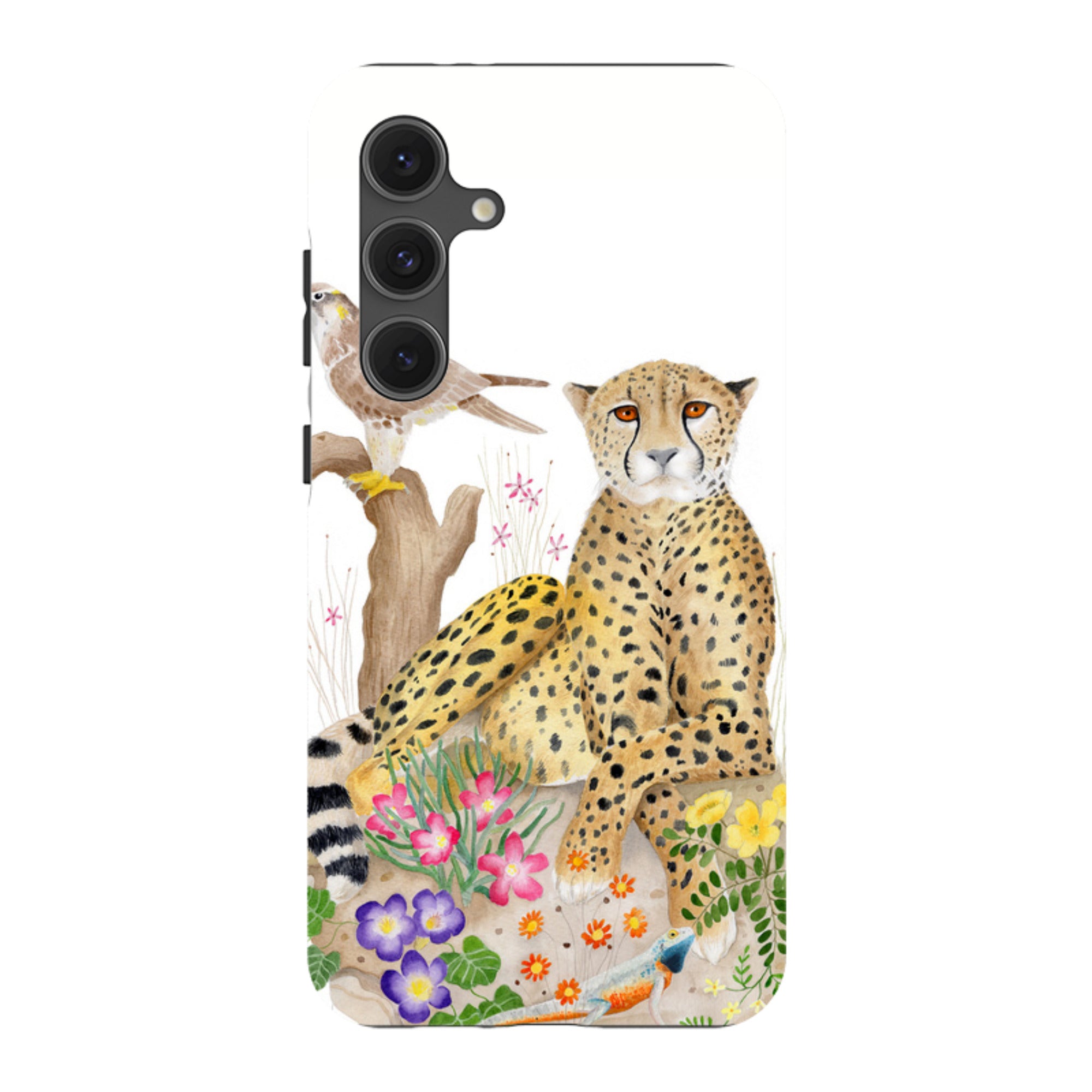Samsung Tough Case - Botswana Cheetah By Bex Parkin