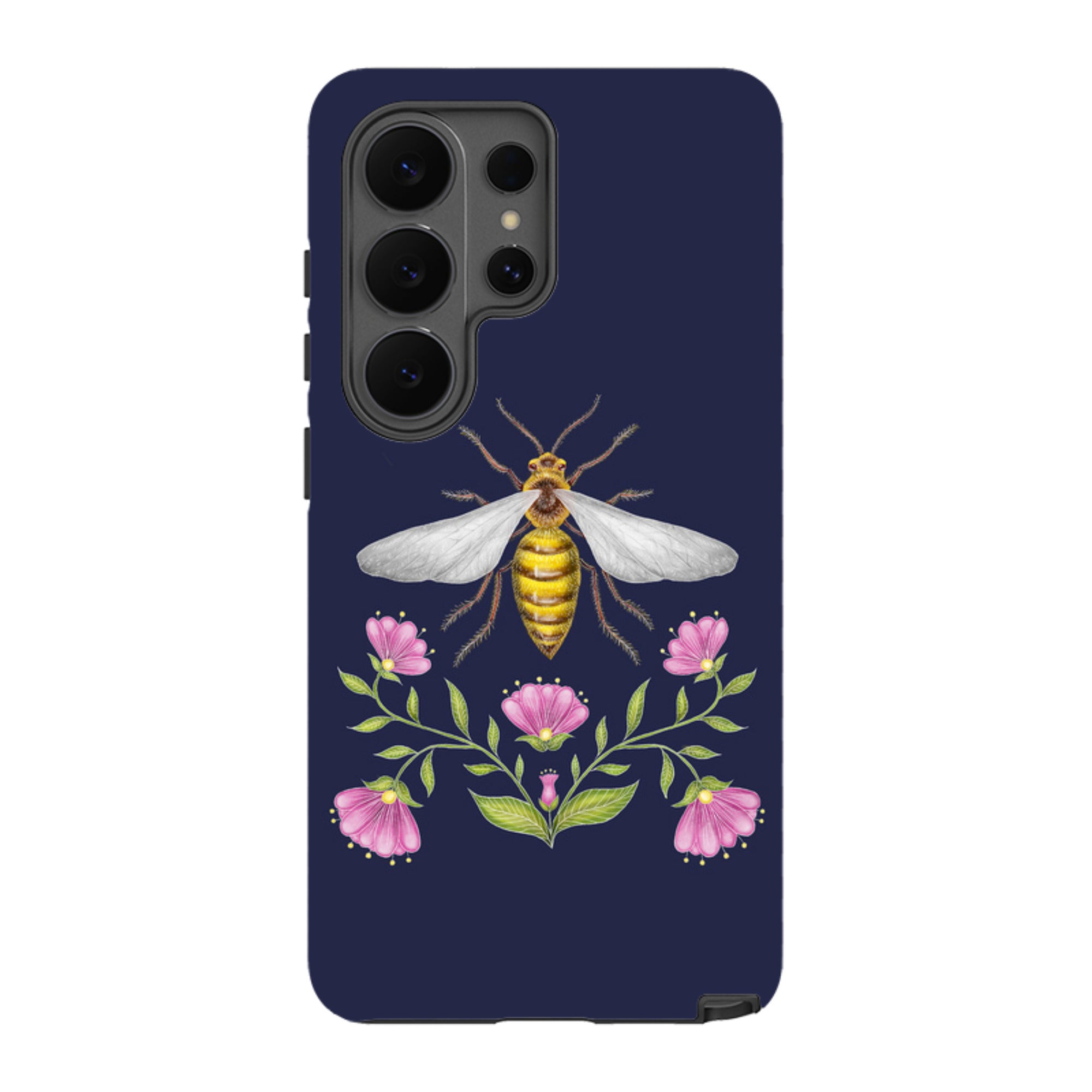 Samsung Tough Case - Wings Of Freedom Navy By Catherine Rowe
