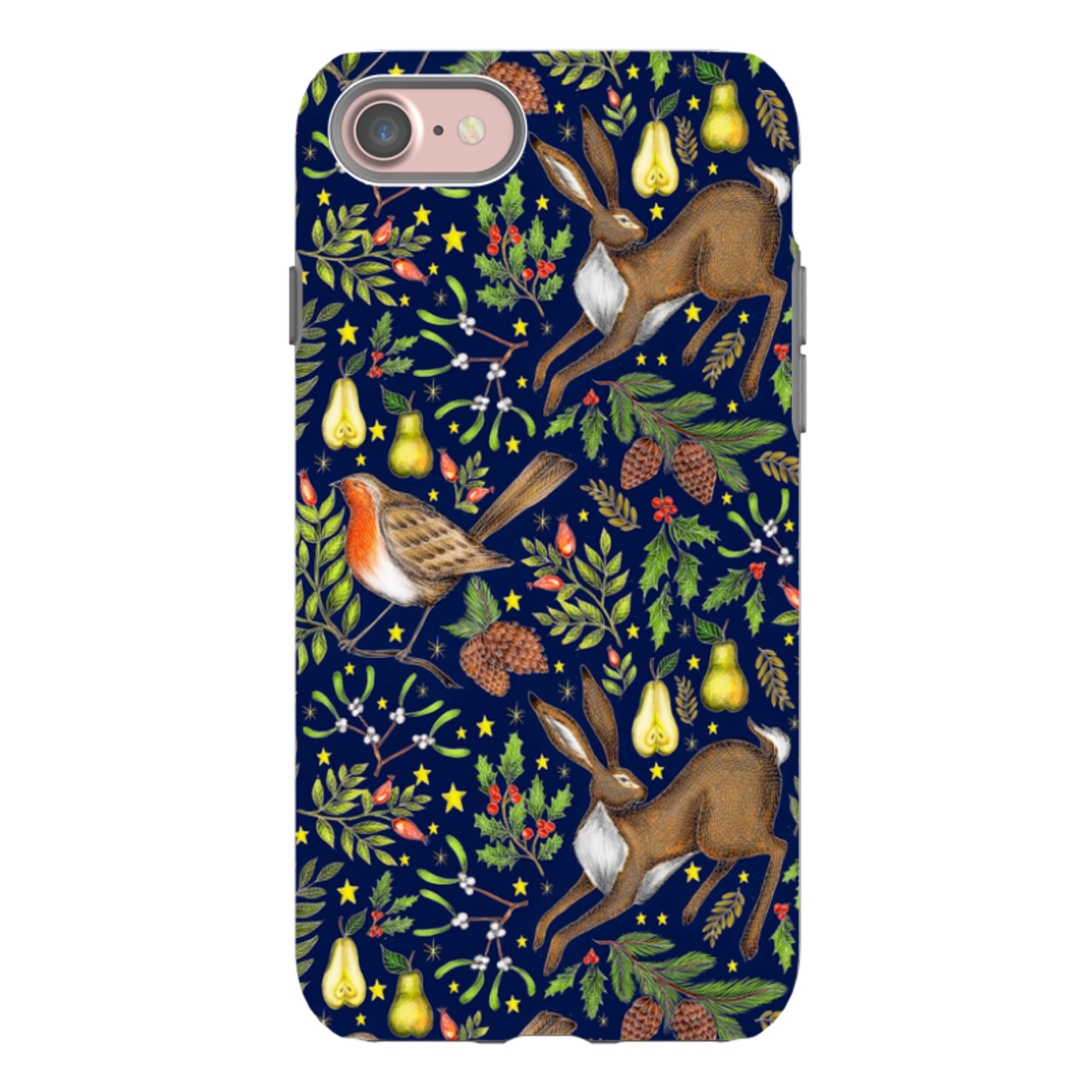 iPhone Tough Case - Christmas Garden By Catherine Rowe