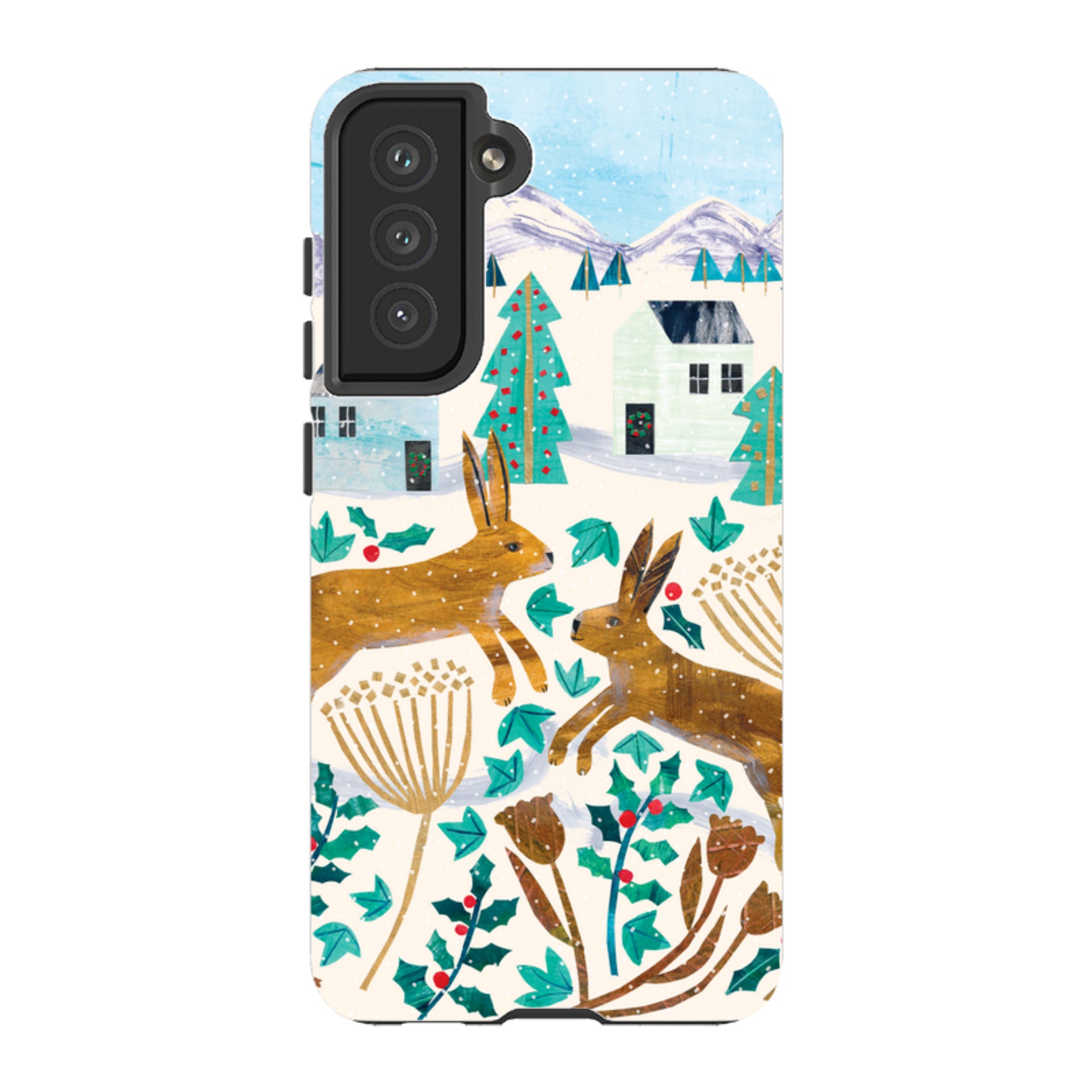 Samsung Tough Case - Xmas Hare By Tracey English