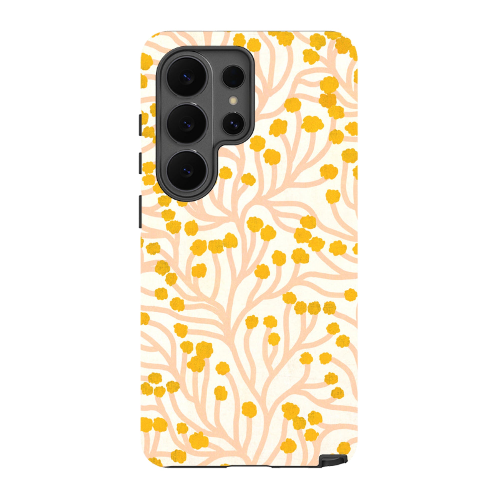 Samsung Tough Case - Vine Pink and Ochre By Katherine Quinn