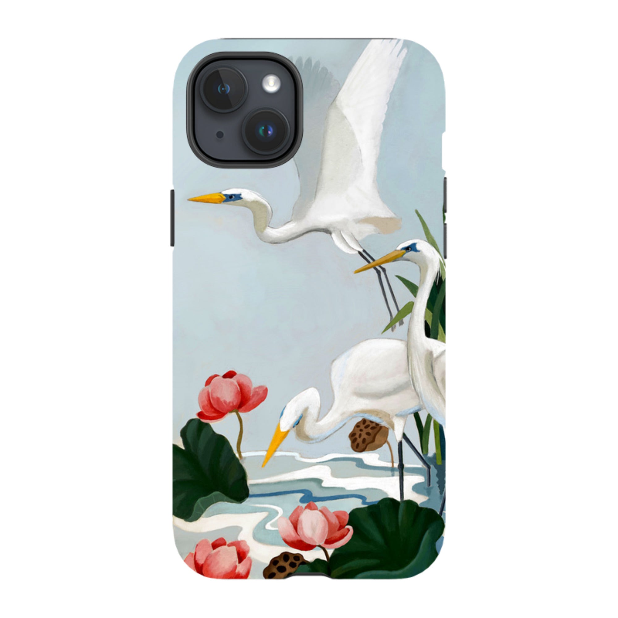 iPhone Tough Case - Egrets And Lillie's By Bex Parkin