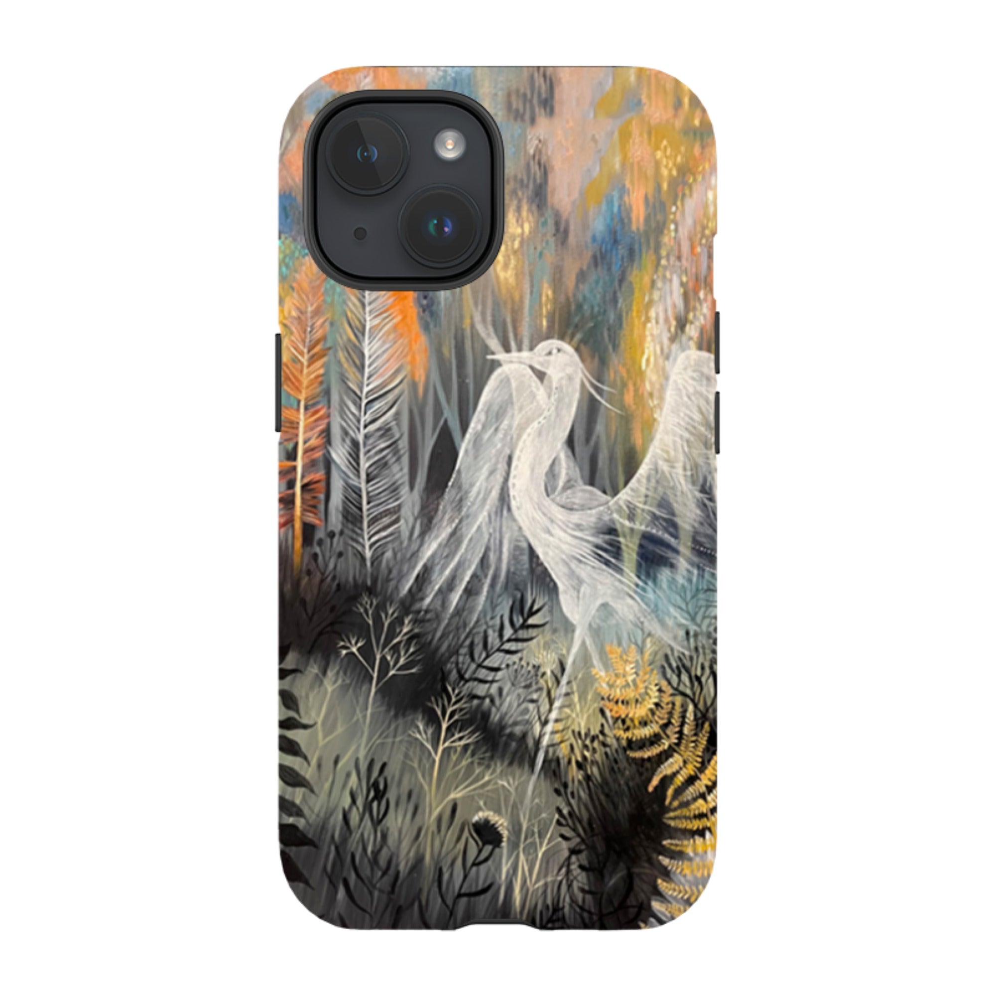 iPhone MagSafe Tough Case -  Ghost Heron By Mia Underwood
