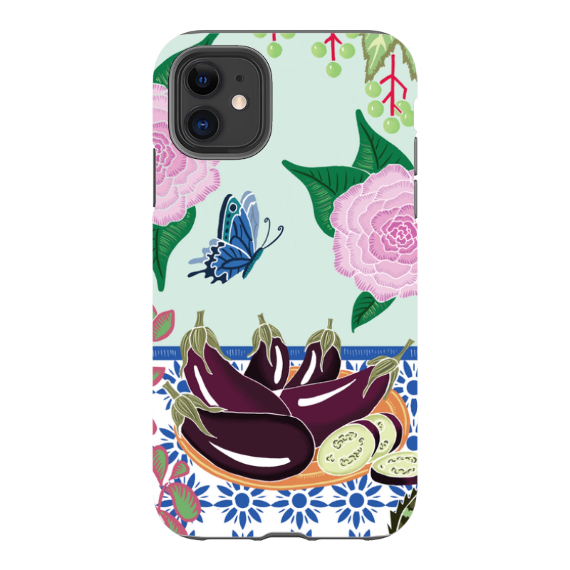 iPhone Tough Case - Aubergines By Kate Heiss