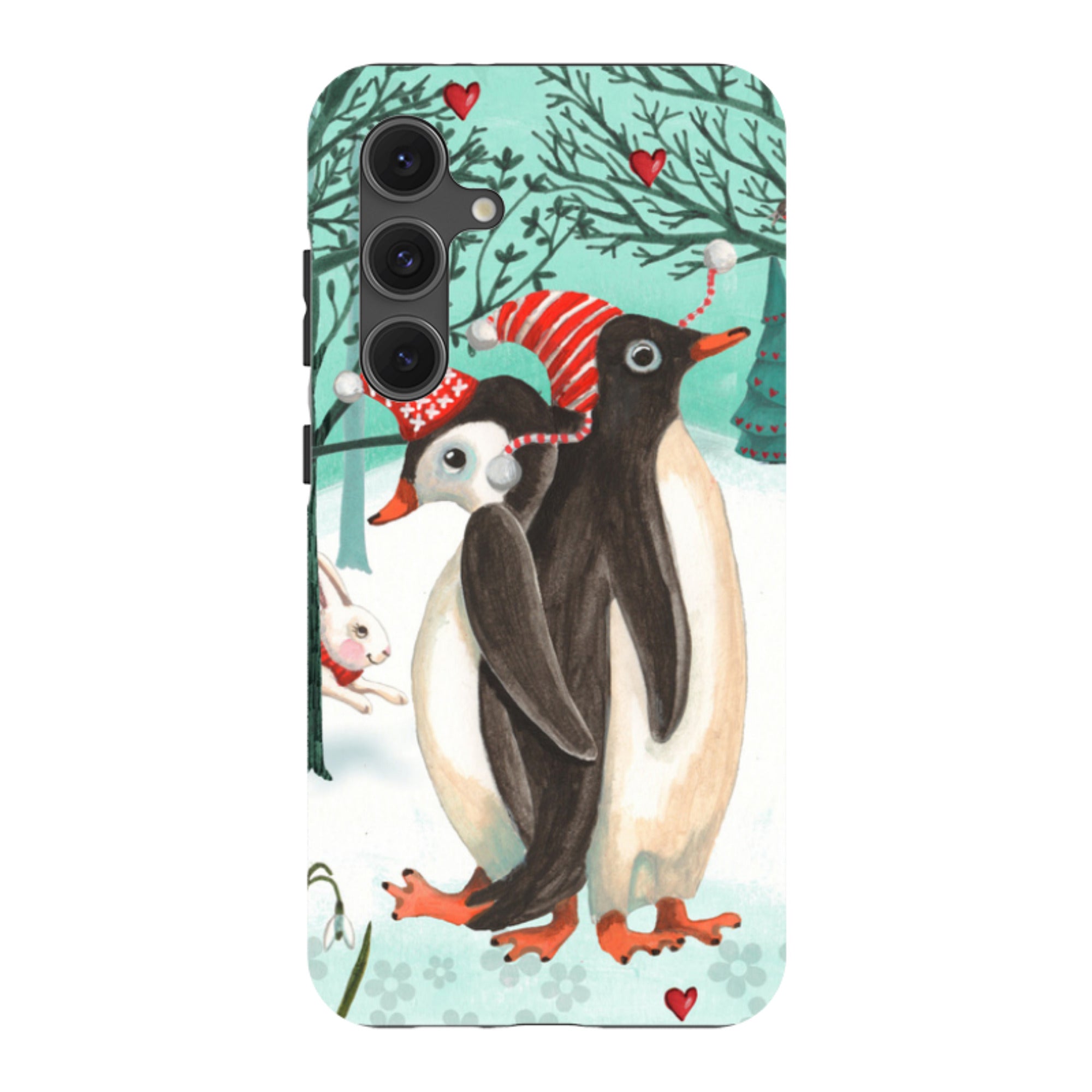 Samsung Tough Case - Winter Together By Caroline Bonne Muller