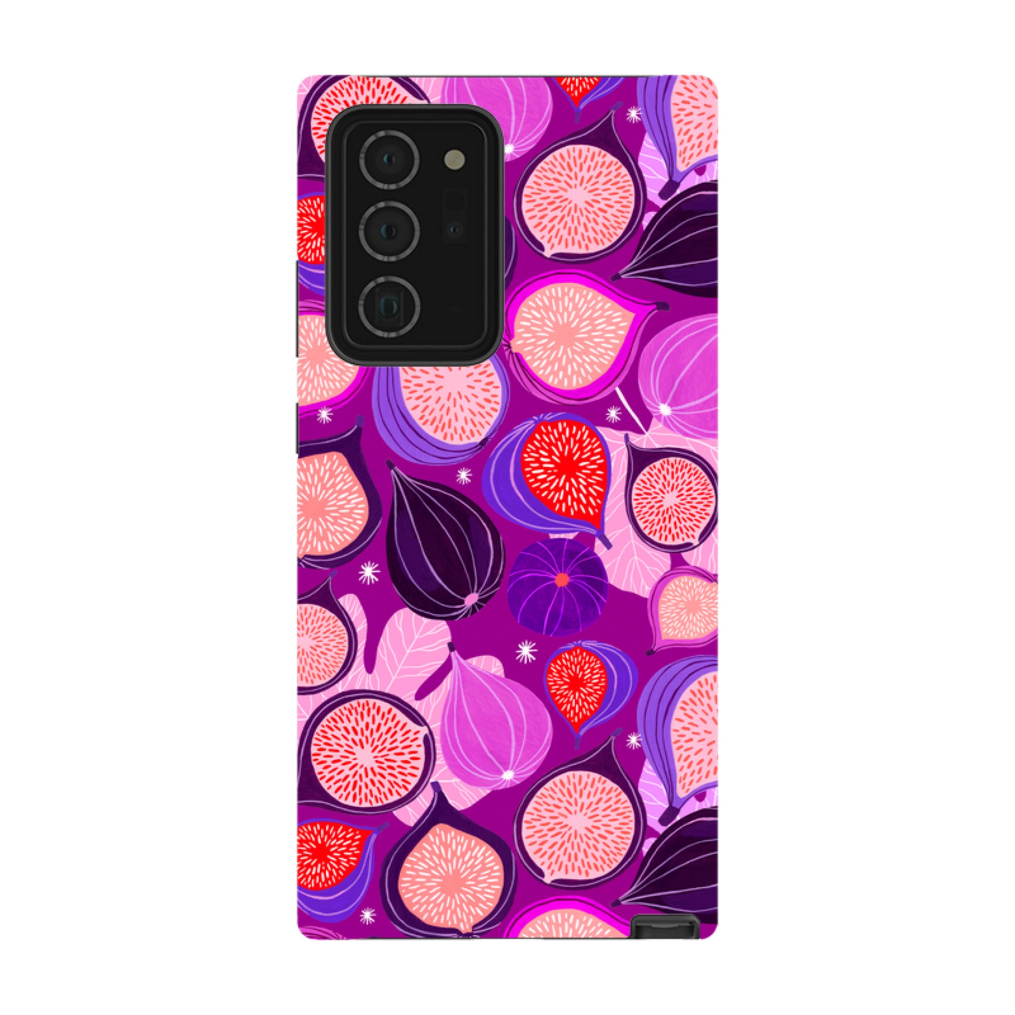 Samsung Tough Case - Ficolino Purple Pattern By Madalina Andronic