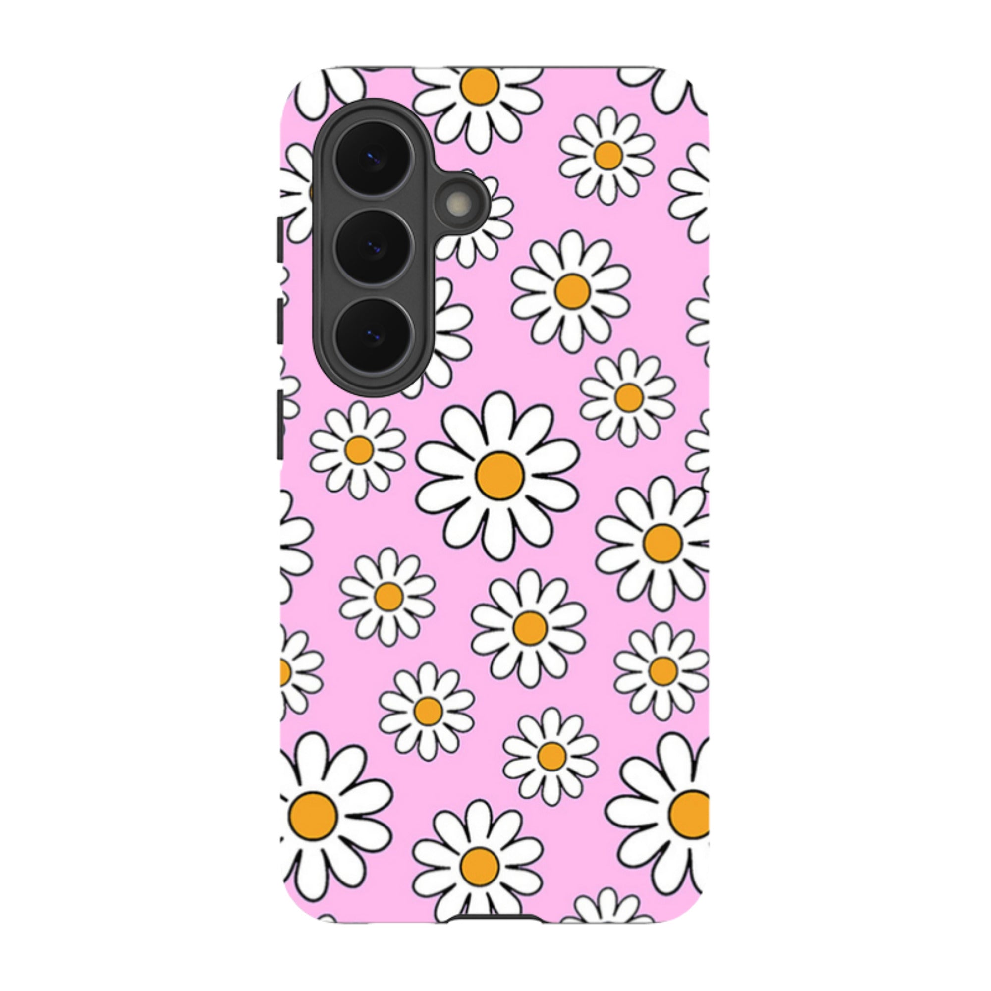 Samsung Tough Case - Pink Daises