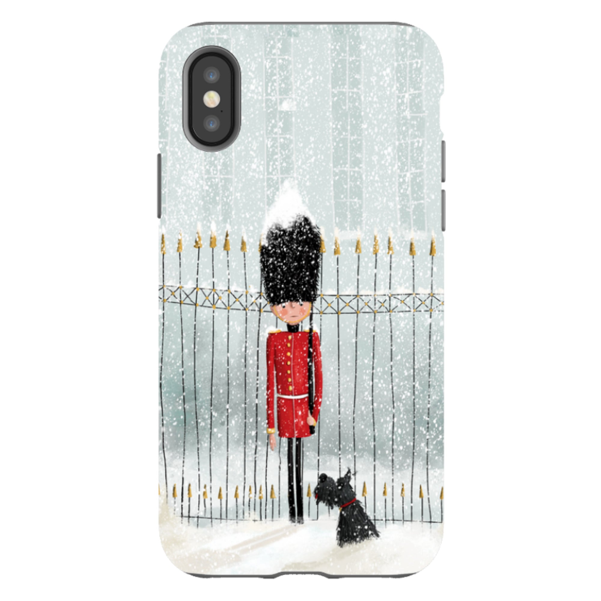 iPhone Tough Case - London In Snow By Maja Lindberg