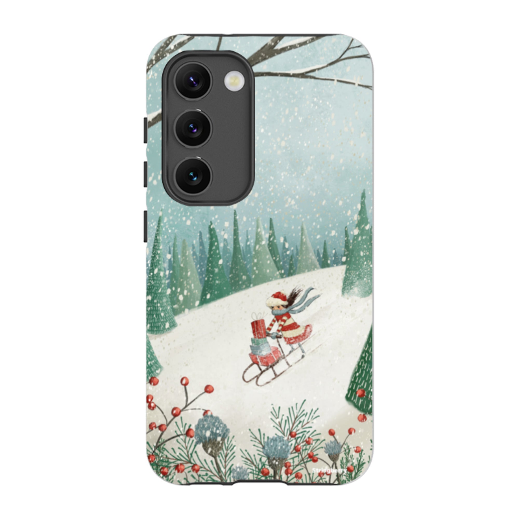 Samsung Tough Case - Sleigh Delivery By Maja Lindberg