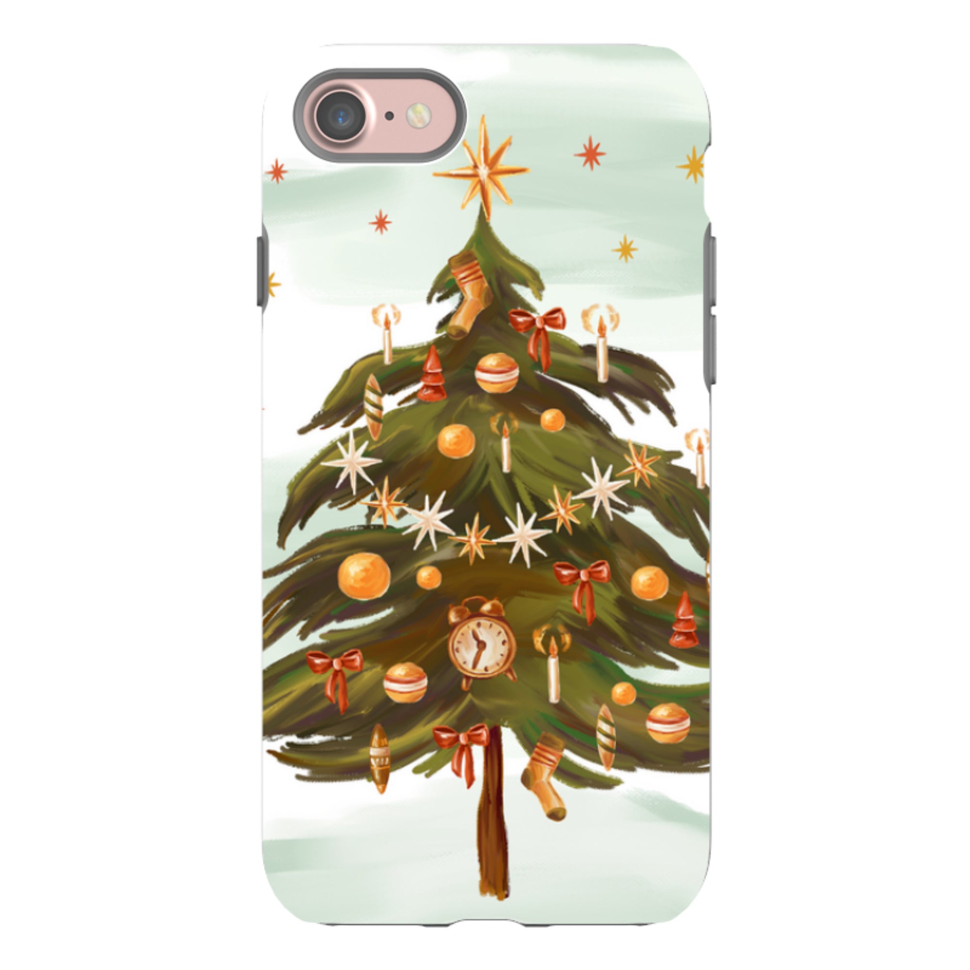 iPhone Tough Case - Outdoor Xmas Tree