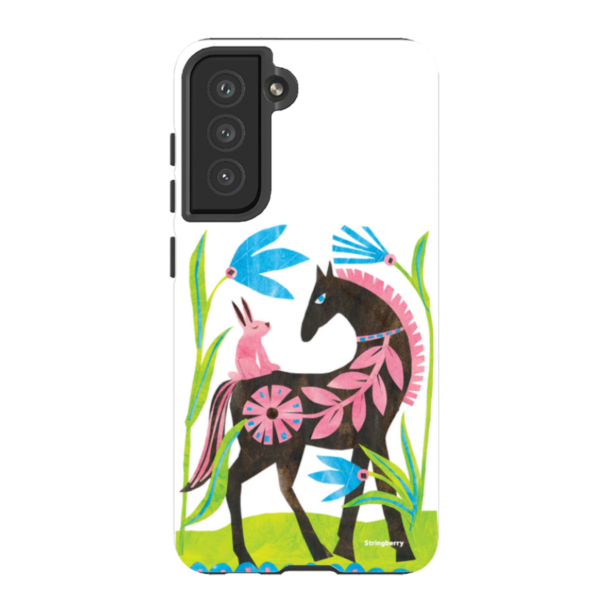 Samsung Tough Case - Folk Horse And Bunny By Tracey English