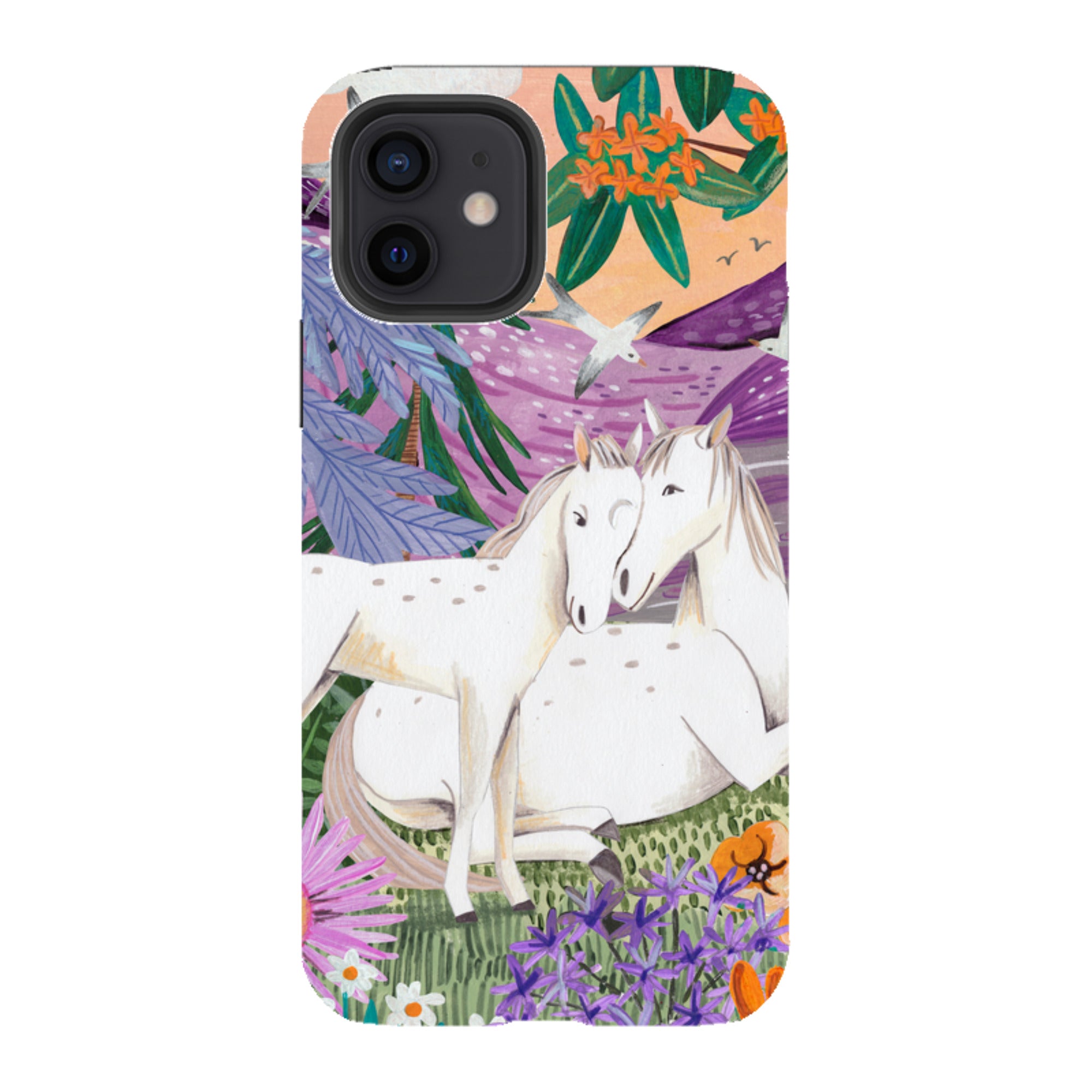 iPhone Tough Case - Horses By Caroline Bonne Muller