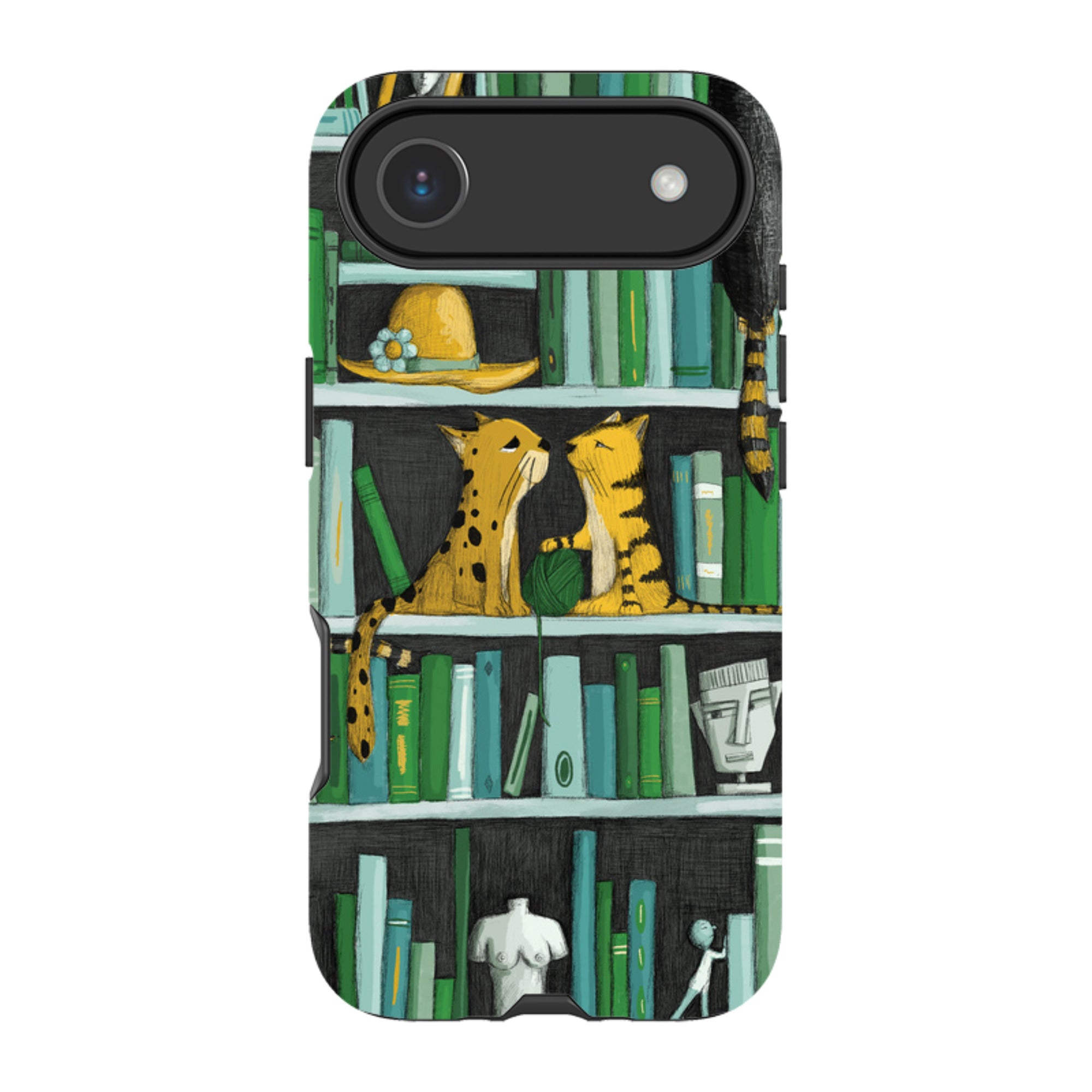 iPhone Tough Case - Library Friends By Maja Lindberg