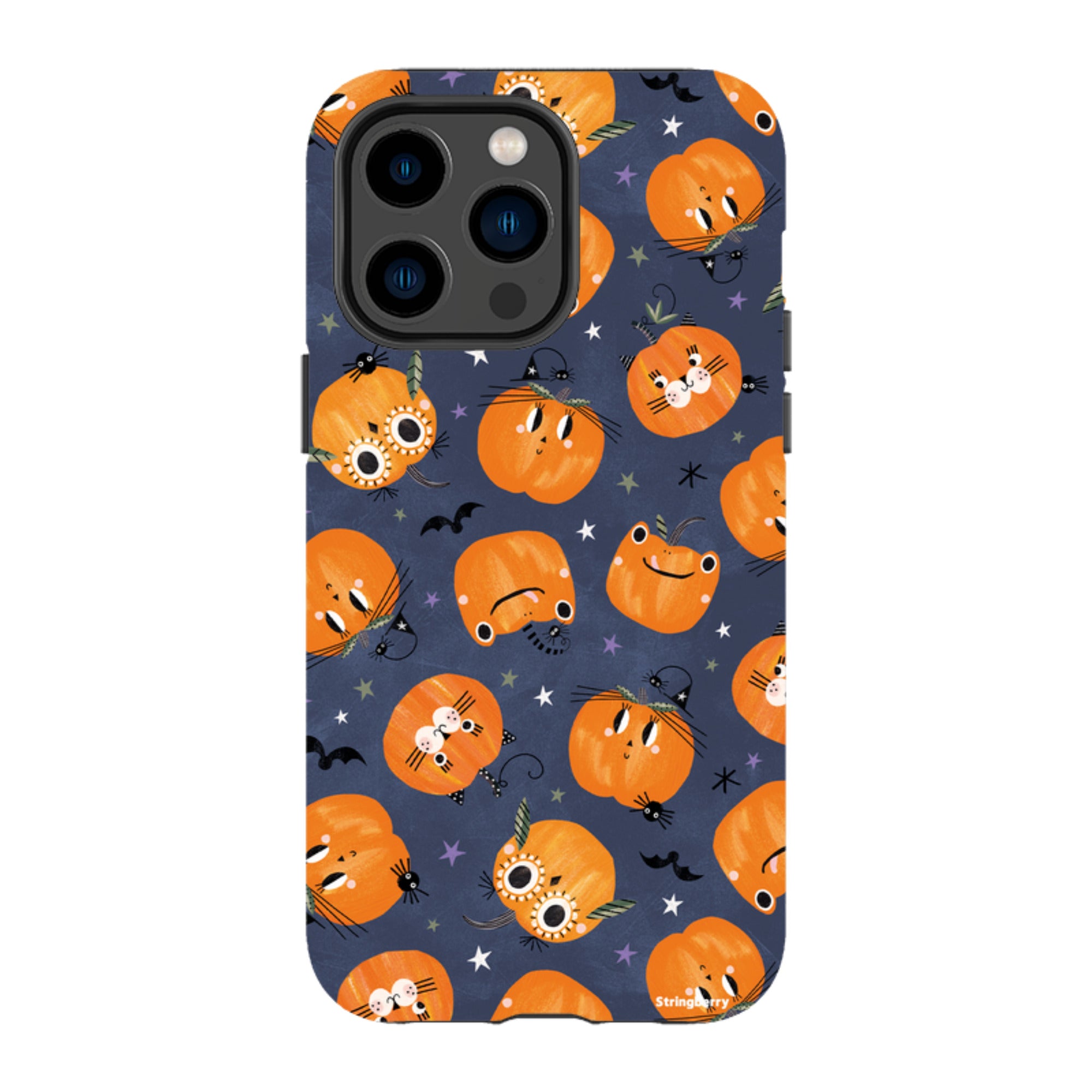 iPhone Tough Case - Halloween Pumpkin Dark By Ali Brookes