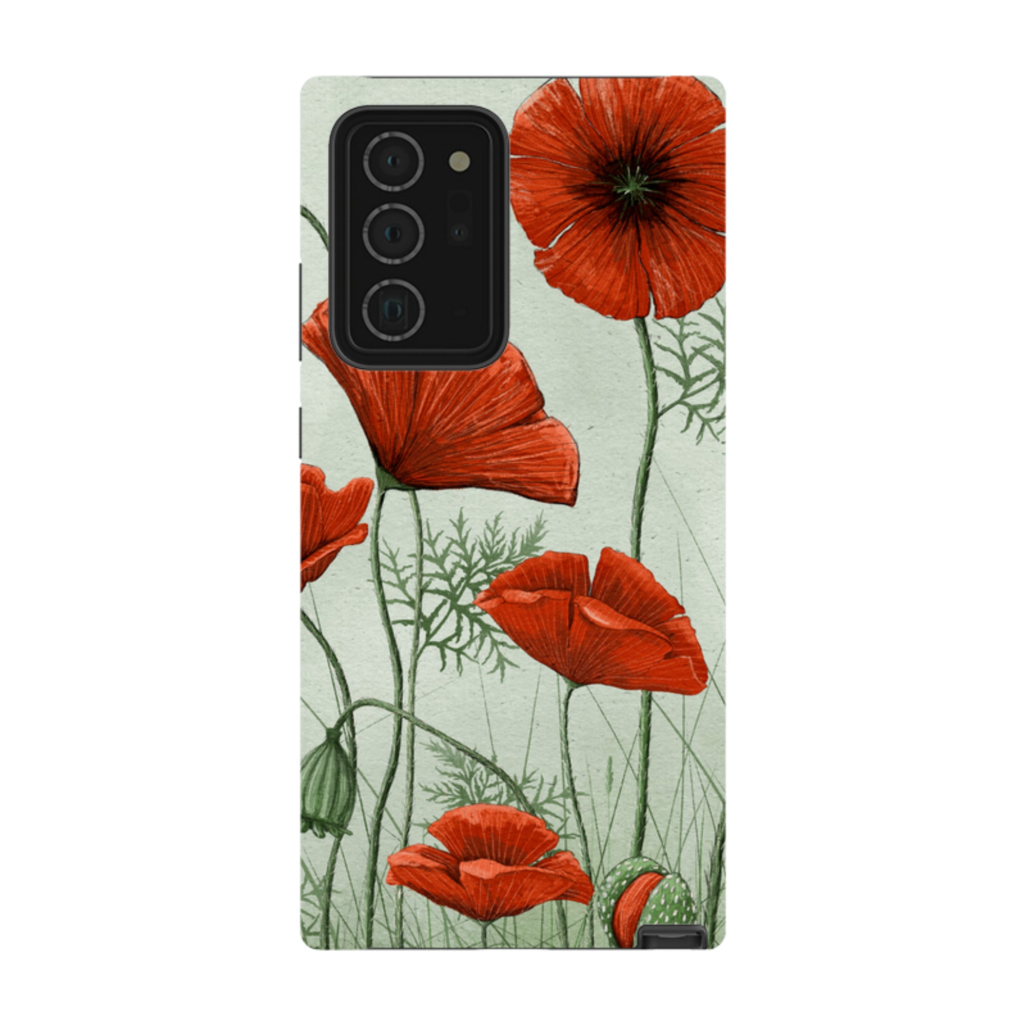 Samsung Tough  Case - Poppies By Maja Lindberg