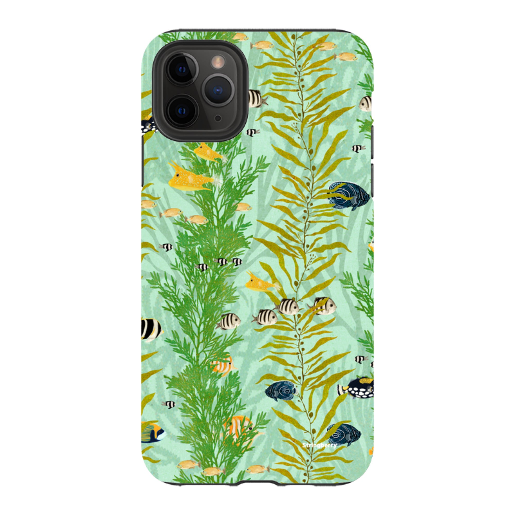 iPhone Tough Case - Reef Stripe By Katherine Quinn
