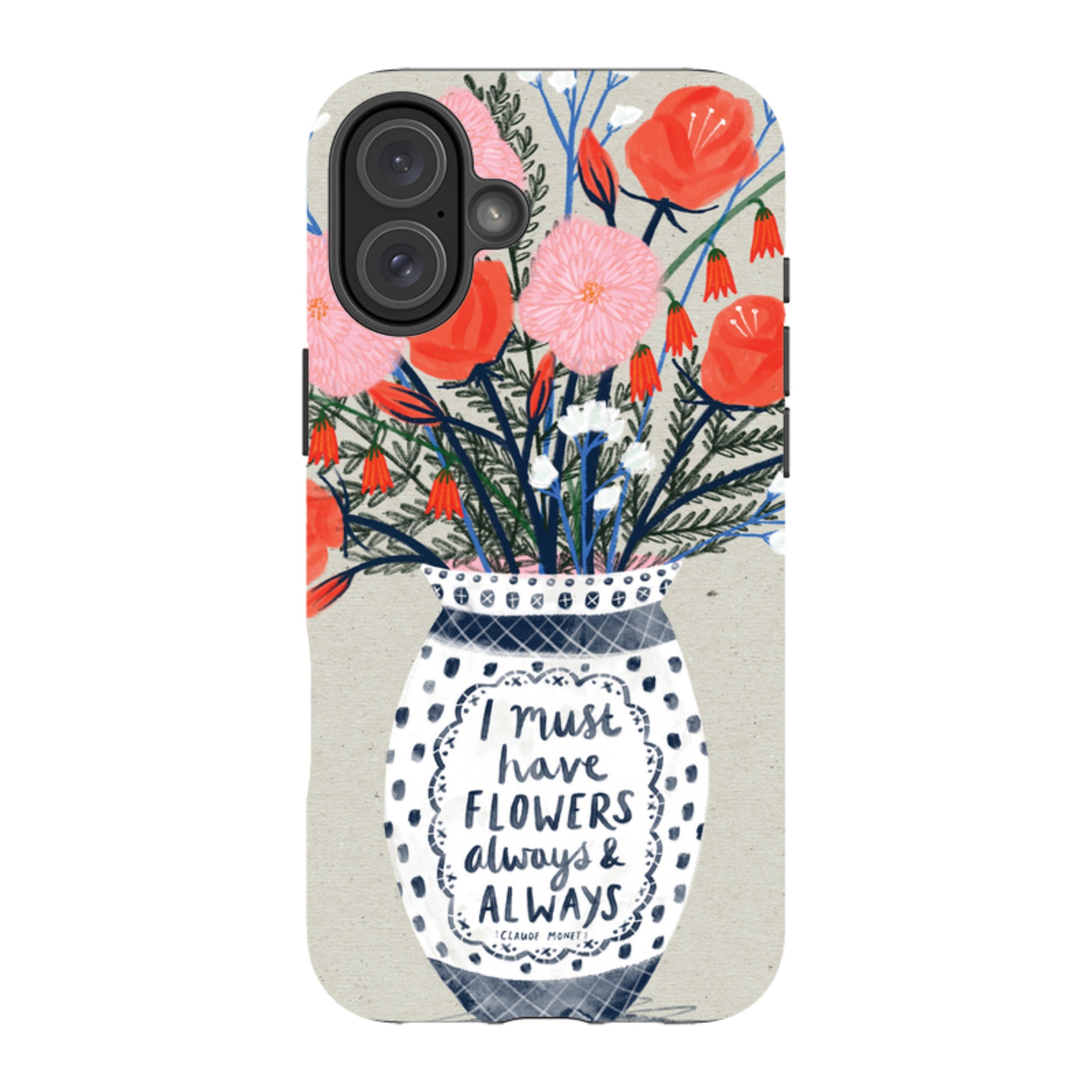 iPhone Tough Case - Flowers Always By Lee Foster Wilson