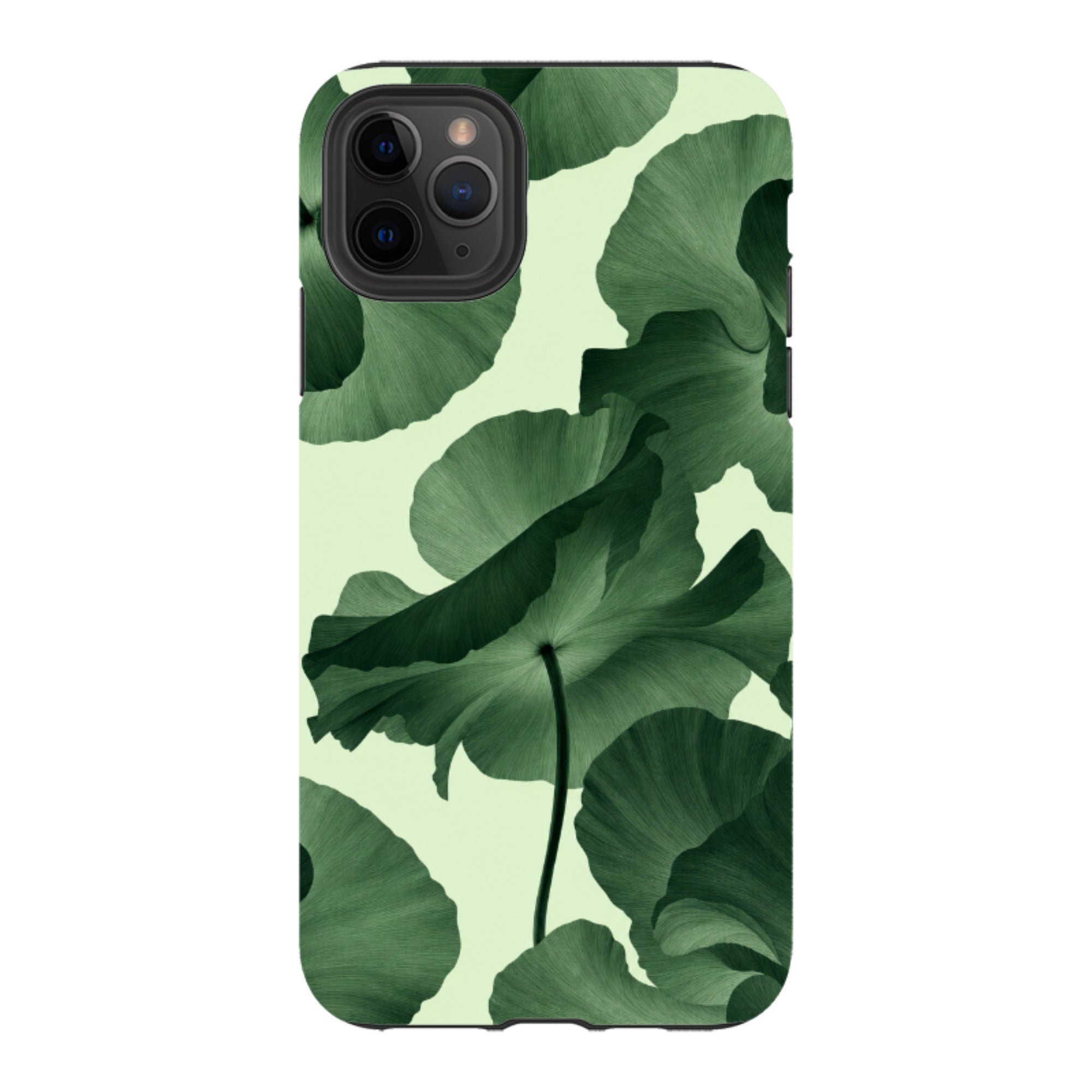 iPhone Tough Case - Sage Green Poppy
