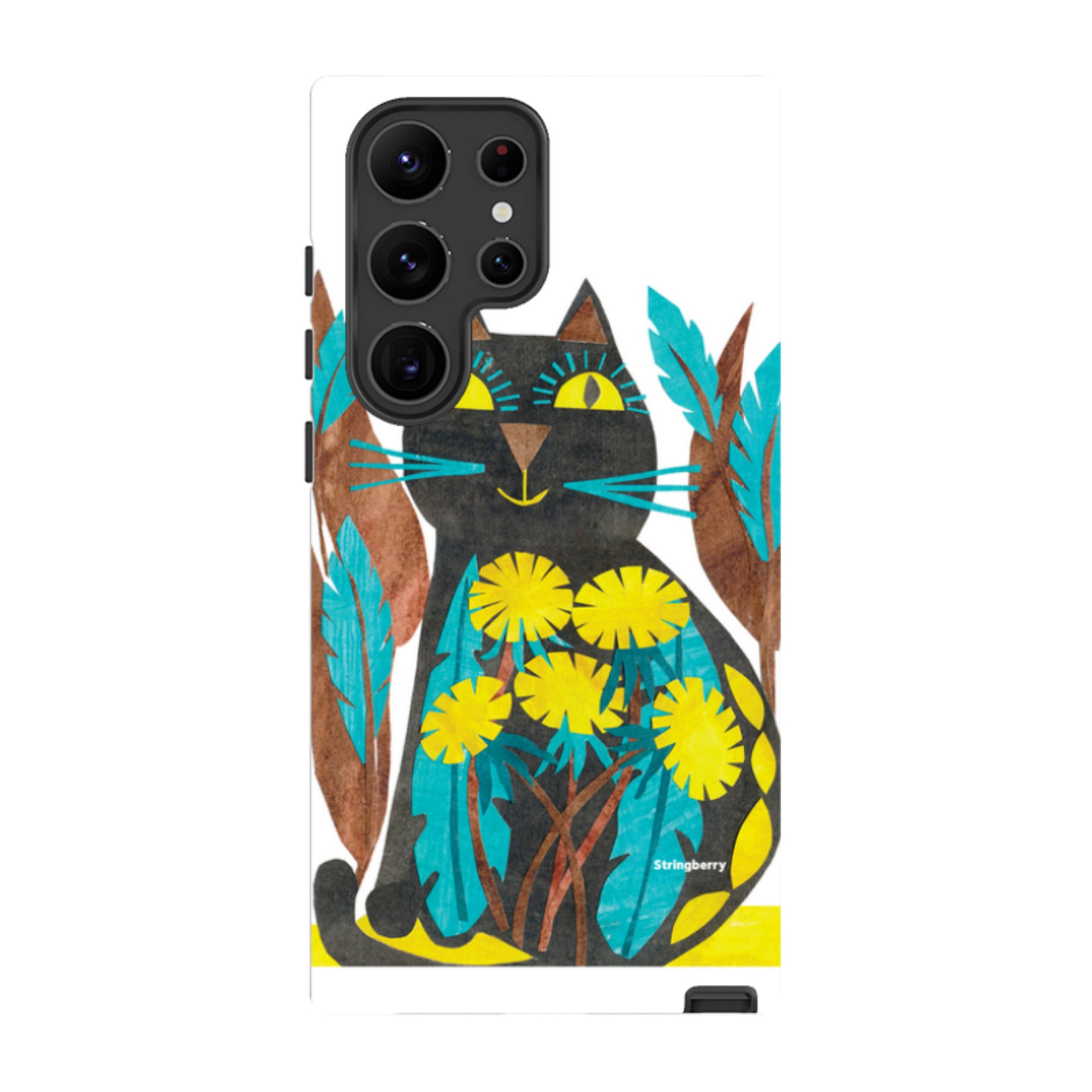 Samsung Tough Case - Folk Cat By Tracey English