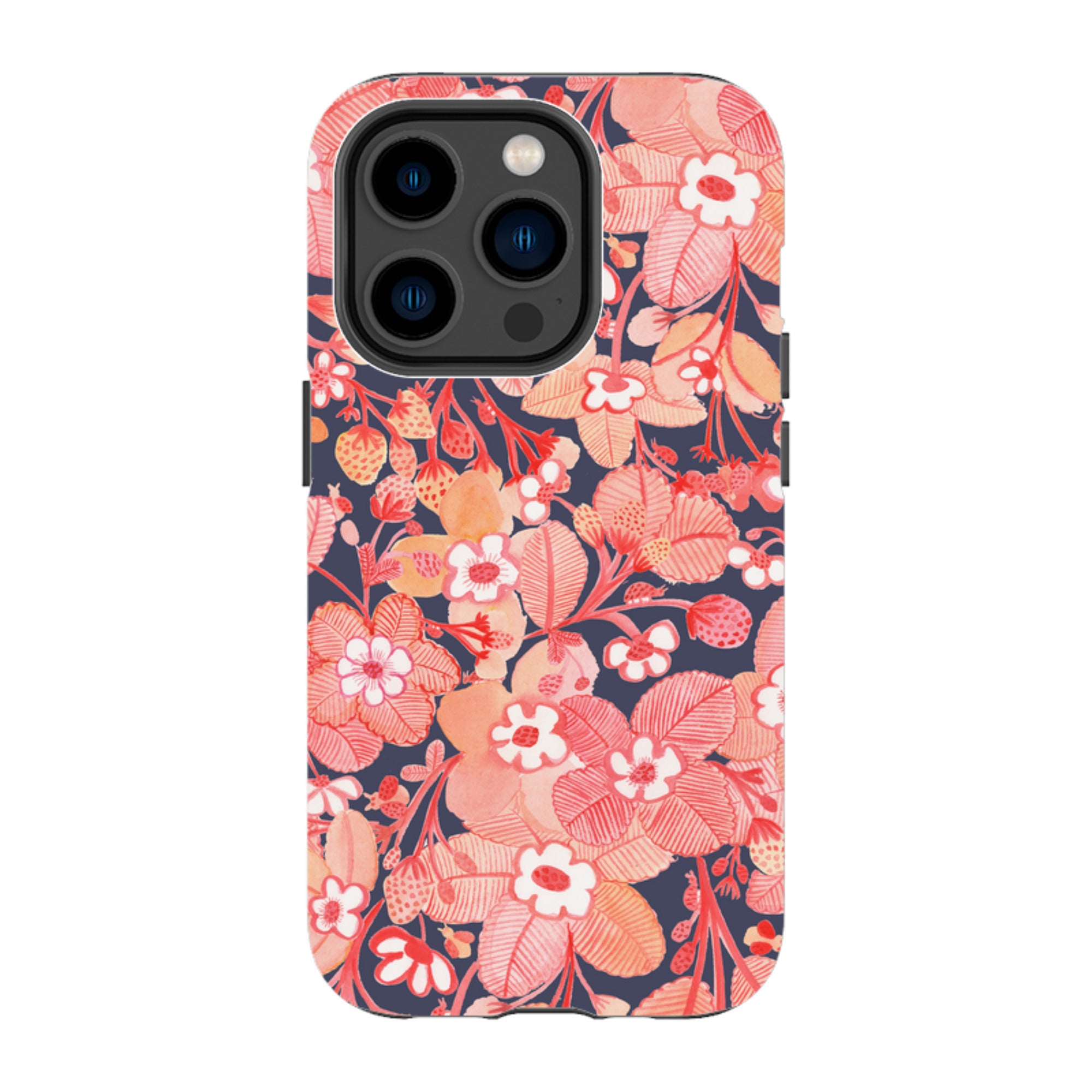 iPhone Tough Case - Strawberry Poem By Gabriela Larios