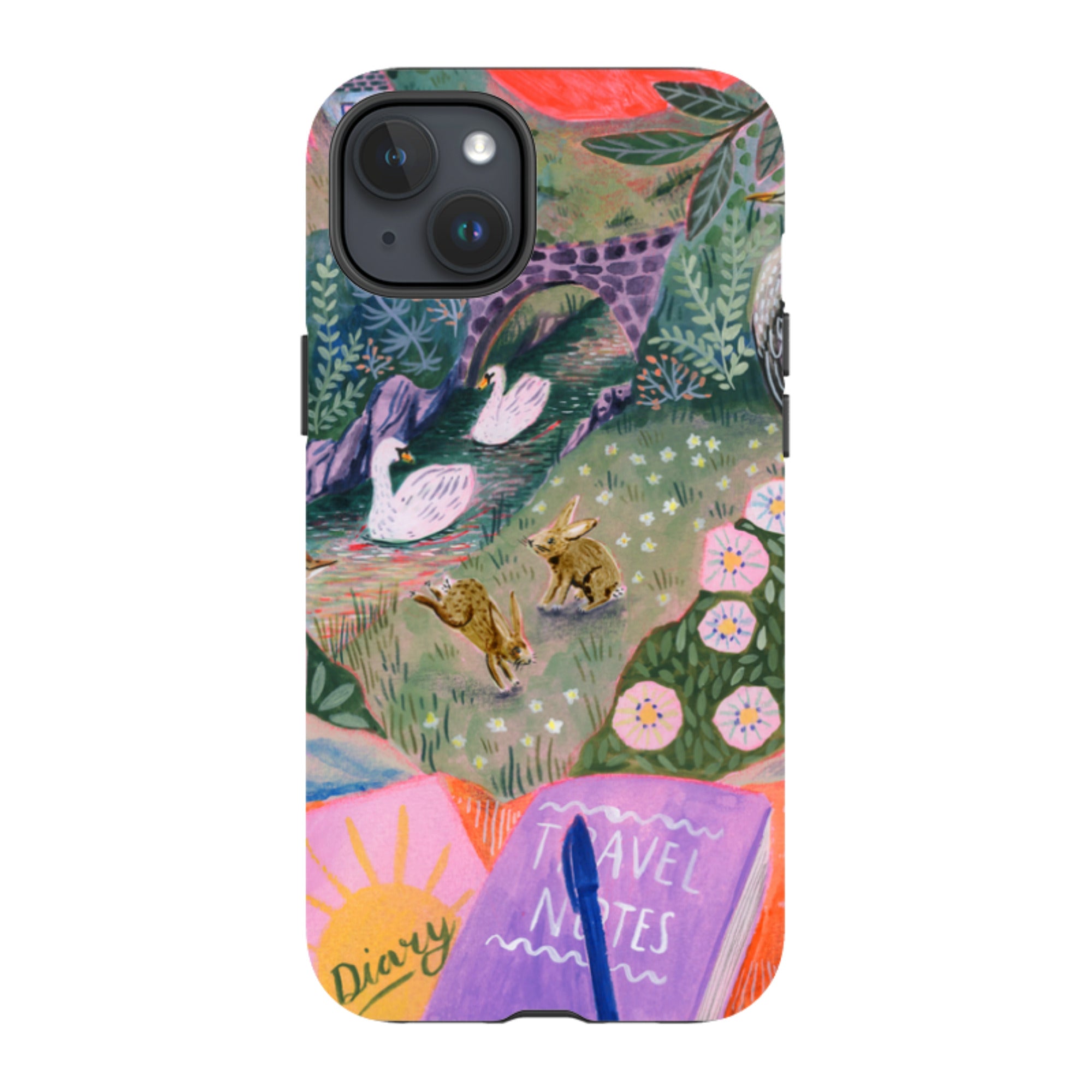 iPhone Tough Case - Wanderlust Camping Trip By Lee Foster Wilson